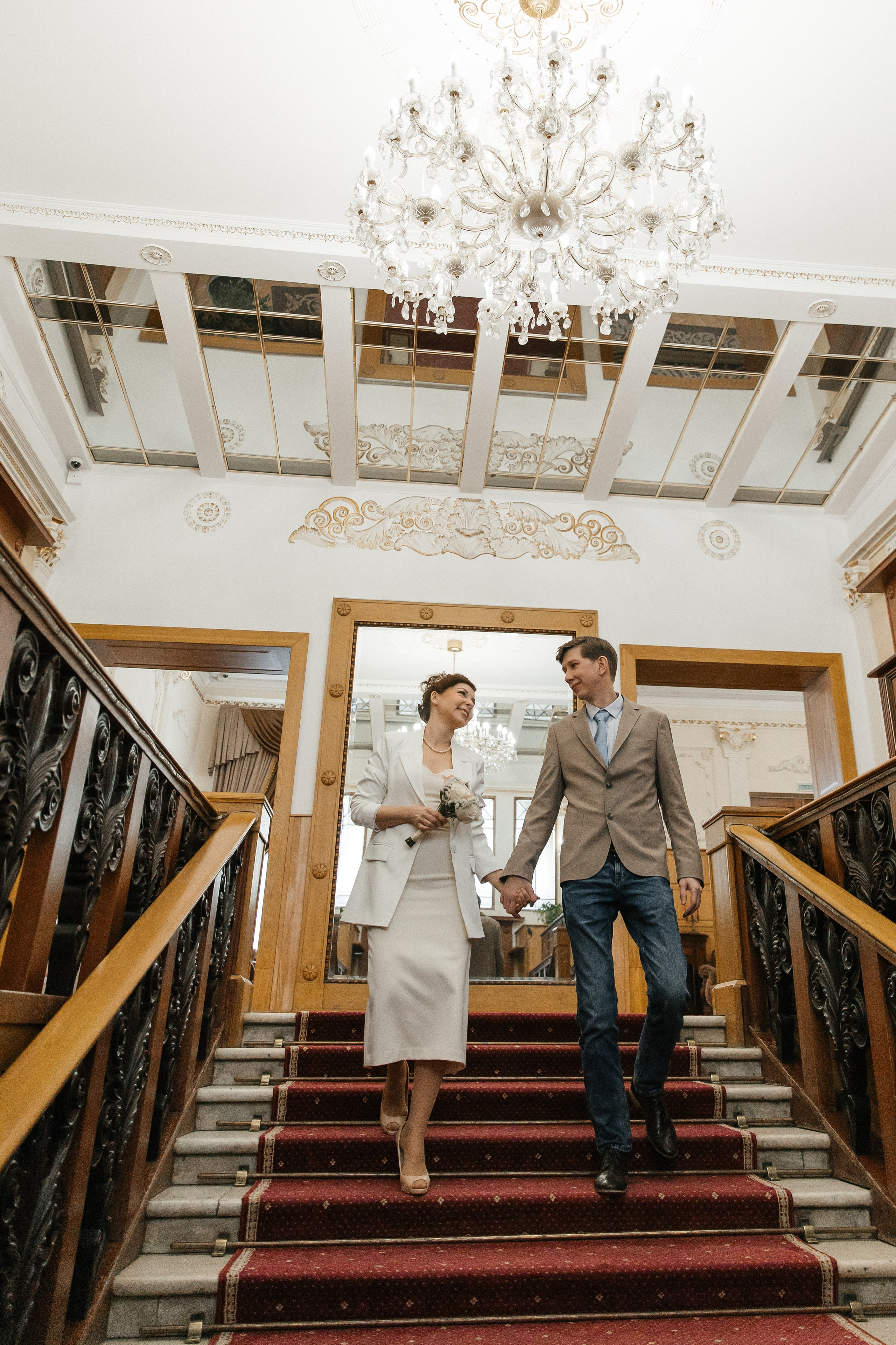 Свадебная фотосессия в Грибоедовском ЗАГСе (Дворец Бракосочетания № 1). Фотограф и видеограф Анна Домашенко