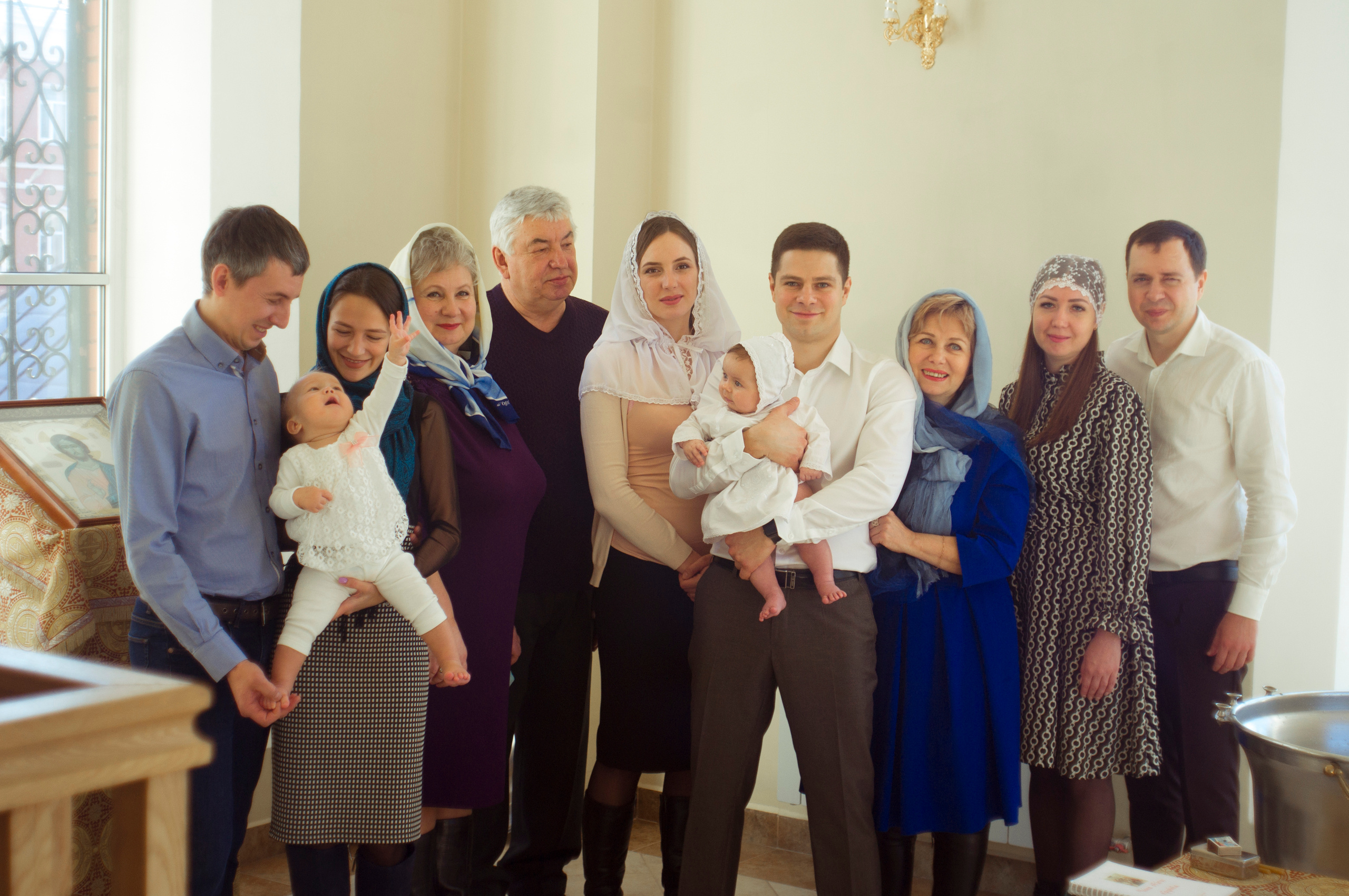 Фотосъемка крещения. Фотограф Катерина Тюрина. Саратов