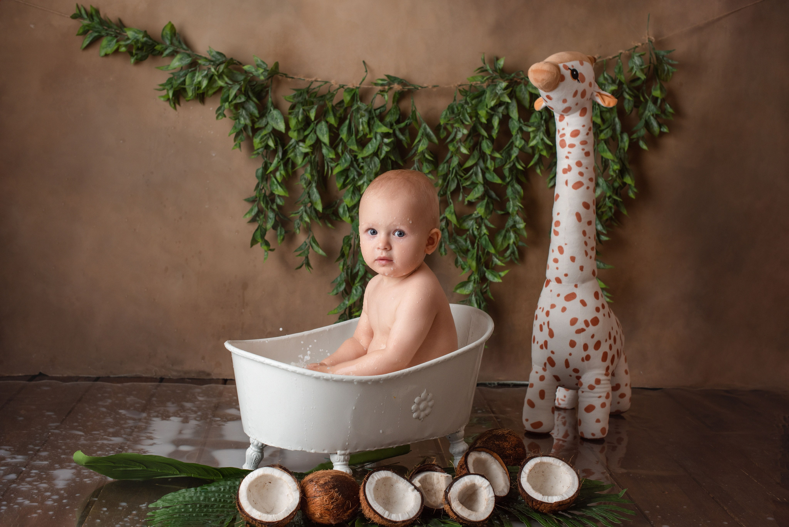 Фотозоны на Годик «Крафт». Фотограф Новорожденных во Владивостоке Ольга Галаницкая