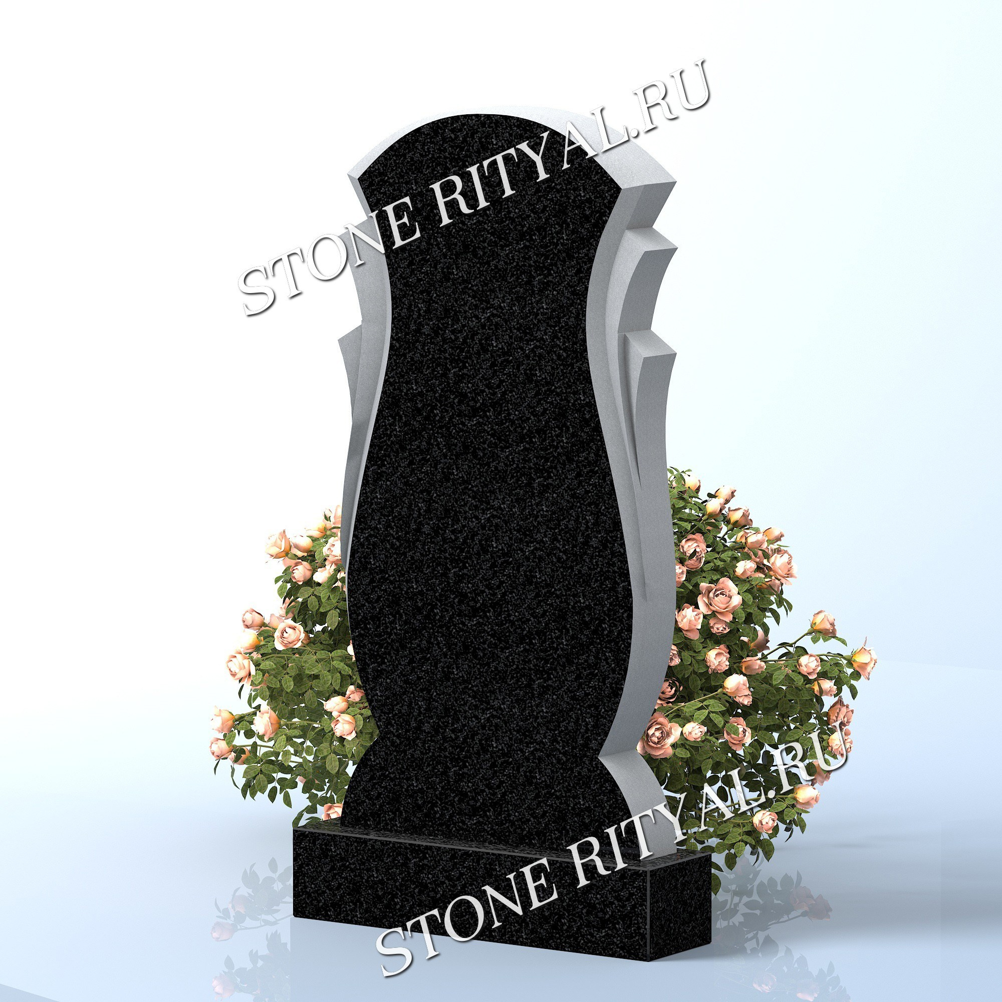 Вертикальные памятники прямые. Изготовление и установка памятников в Москве и МО