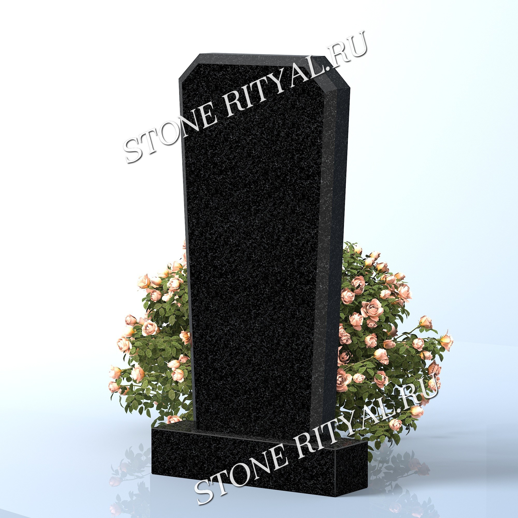 Вертикальные памятники прямые. Изготовление и установка памятников в Москве и МО