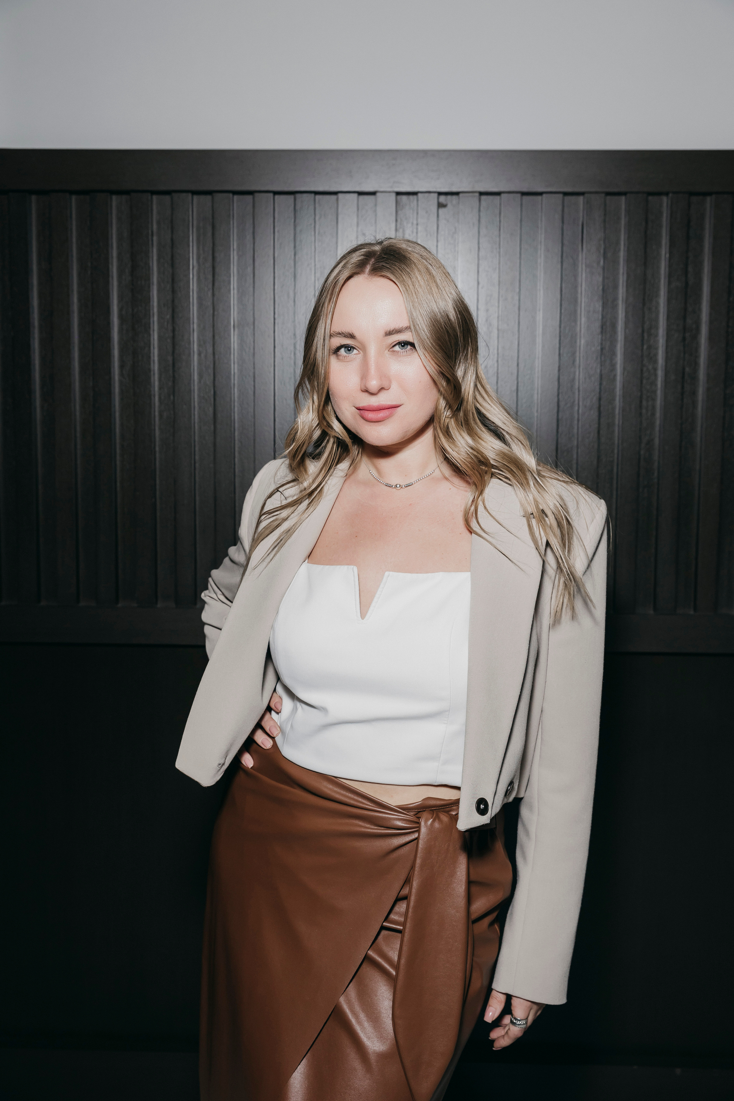 Анастасия Галкина на закрытом показе клипа на песню «Мой космос»