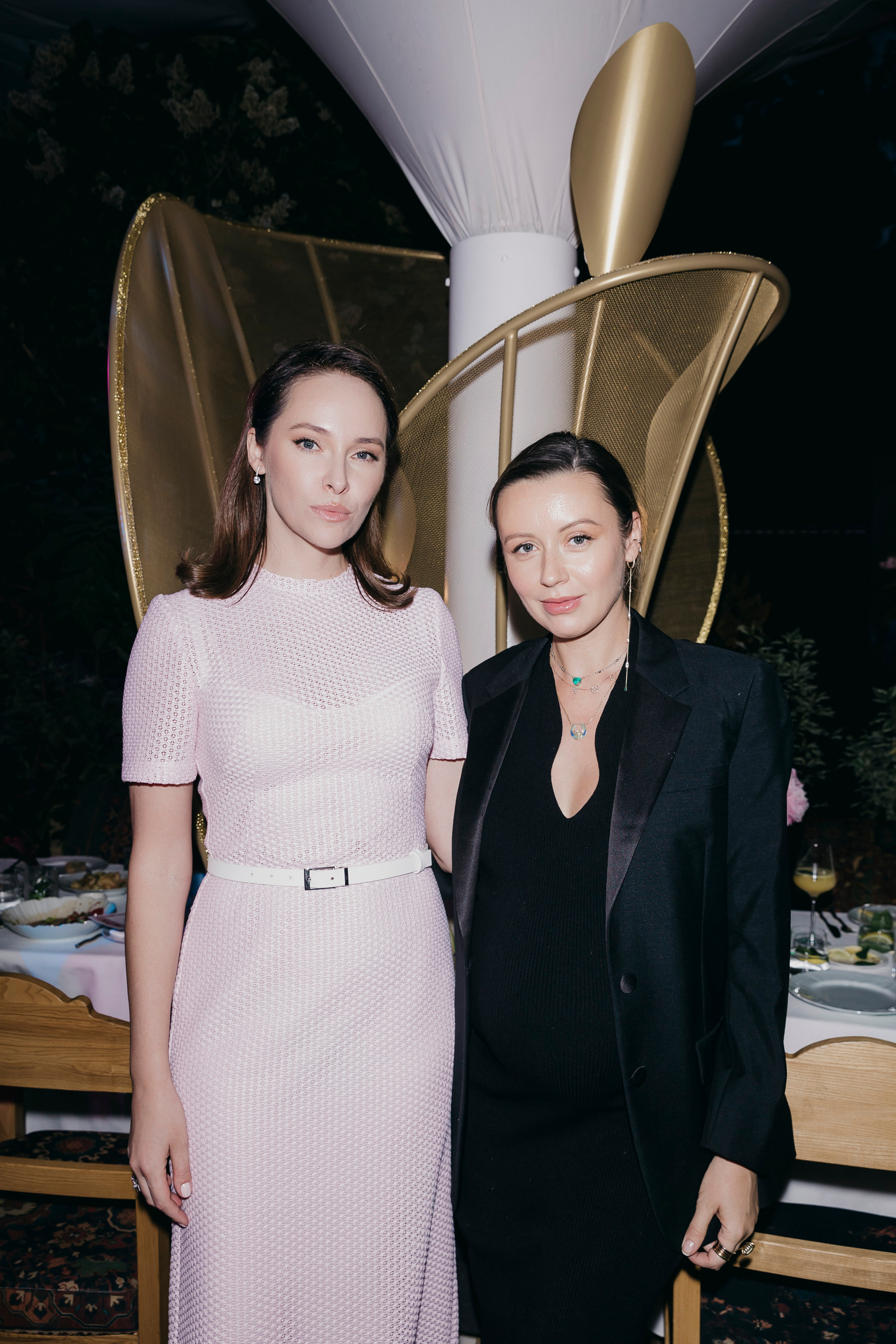 Ирина Зарькова & Наталия Османн на открытии летней веранды ресторана «Гвидон»