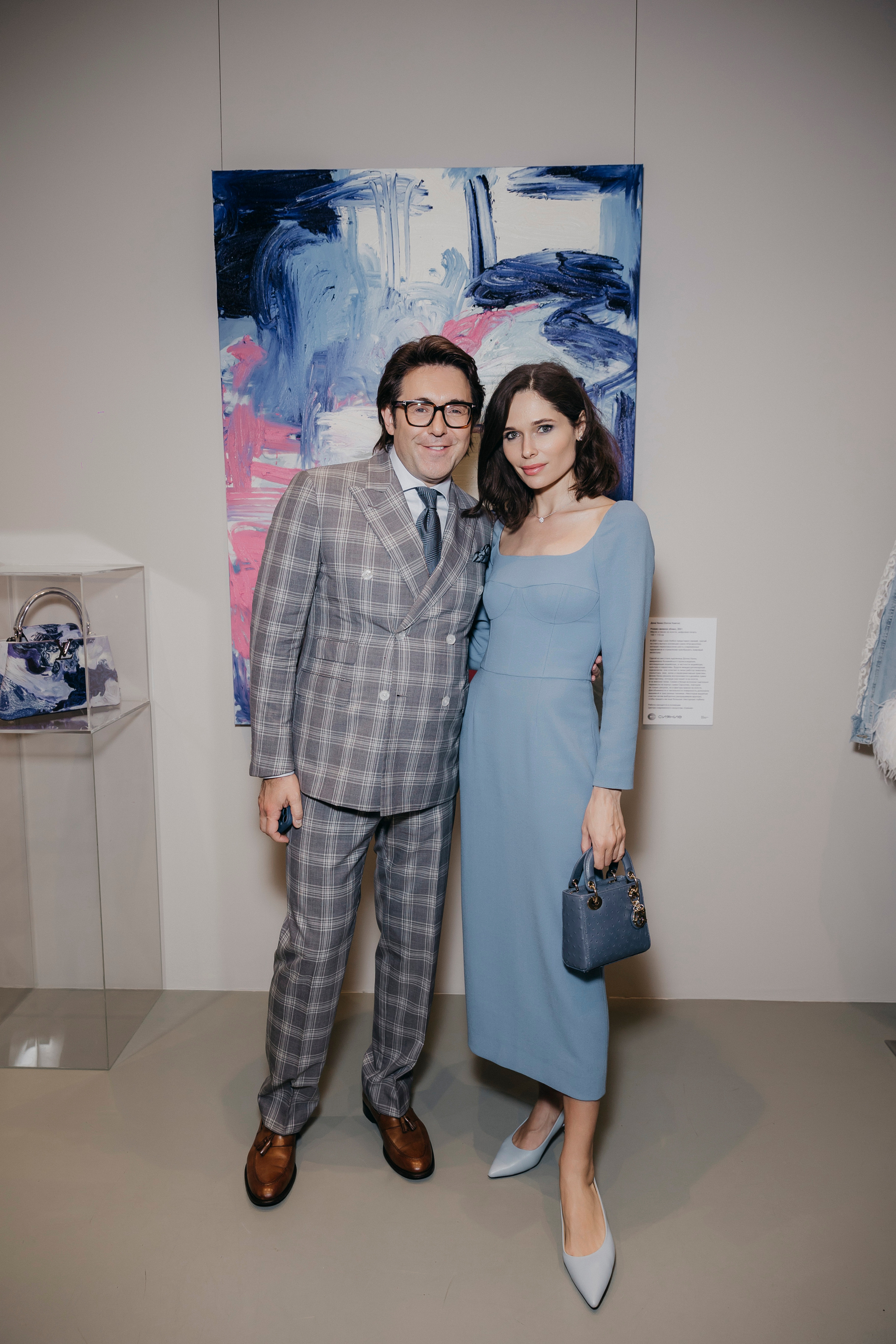 Андрей Малахов и Полина Аскери на открытии галереи стиля «Adel Gallery of Style»