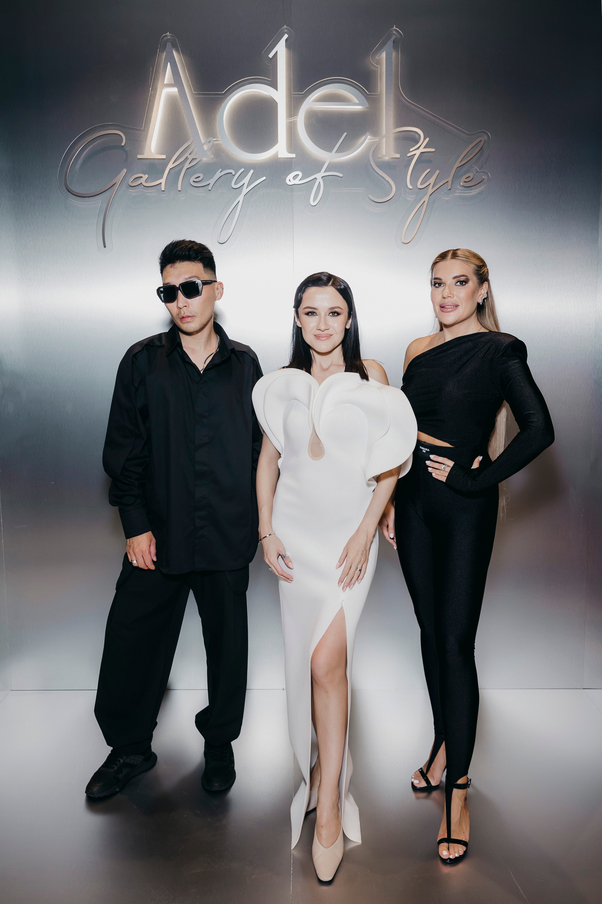 Аслан Каримов, Адель Бикулова и Катя  на открытии галереи стиля «Adel Gallery of Style»