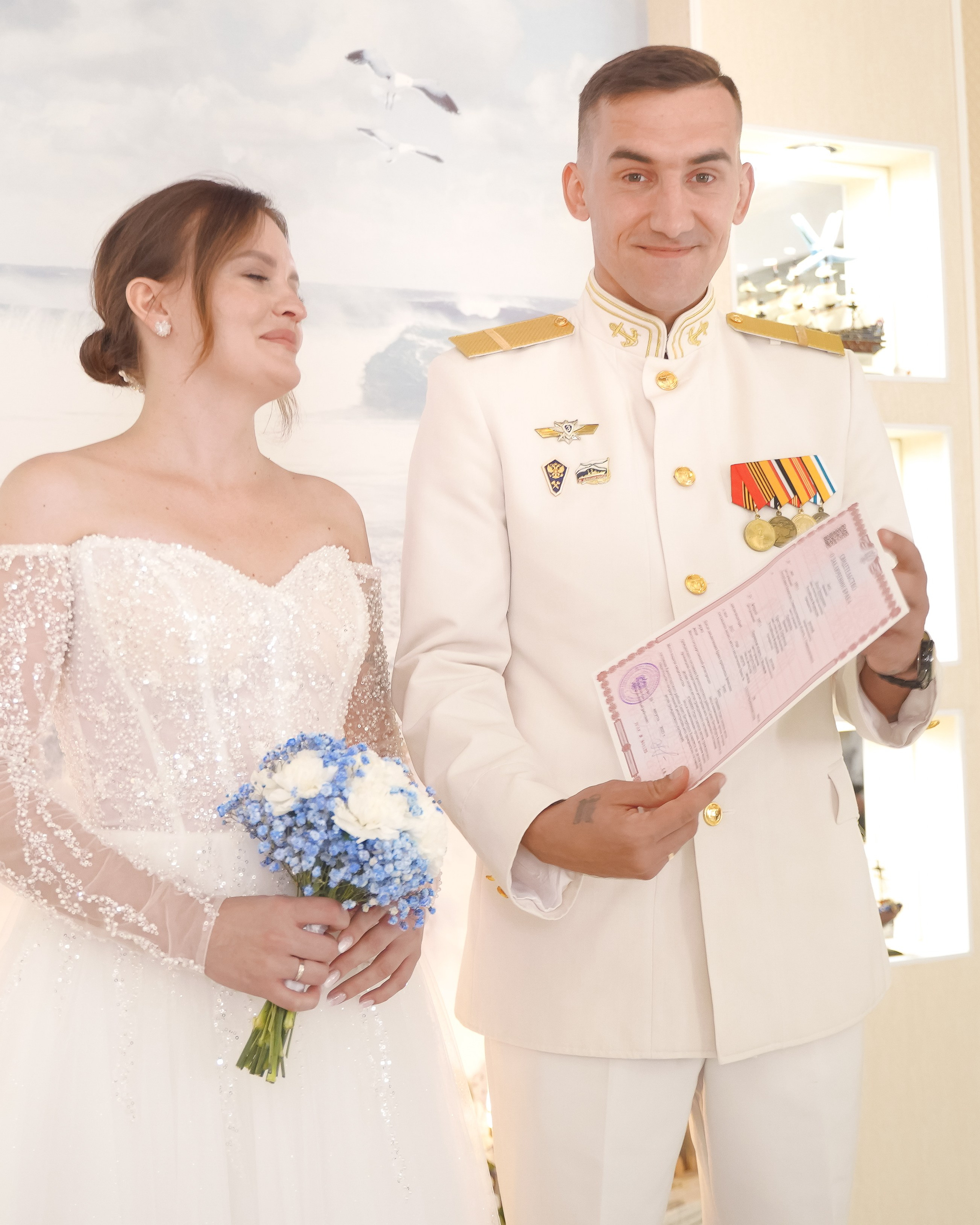 Илья и Кристина. ЗАГС Крондштата. Professional photoartist in St. Petersburg (wedding, reportage, portrait, model book, love story) Alexander Shvedov