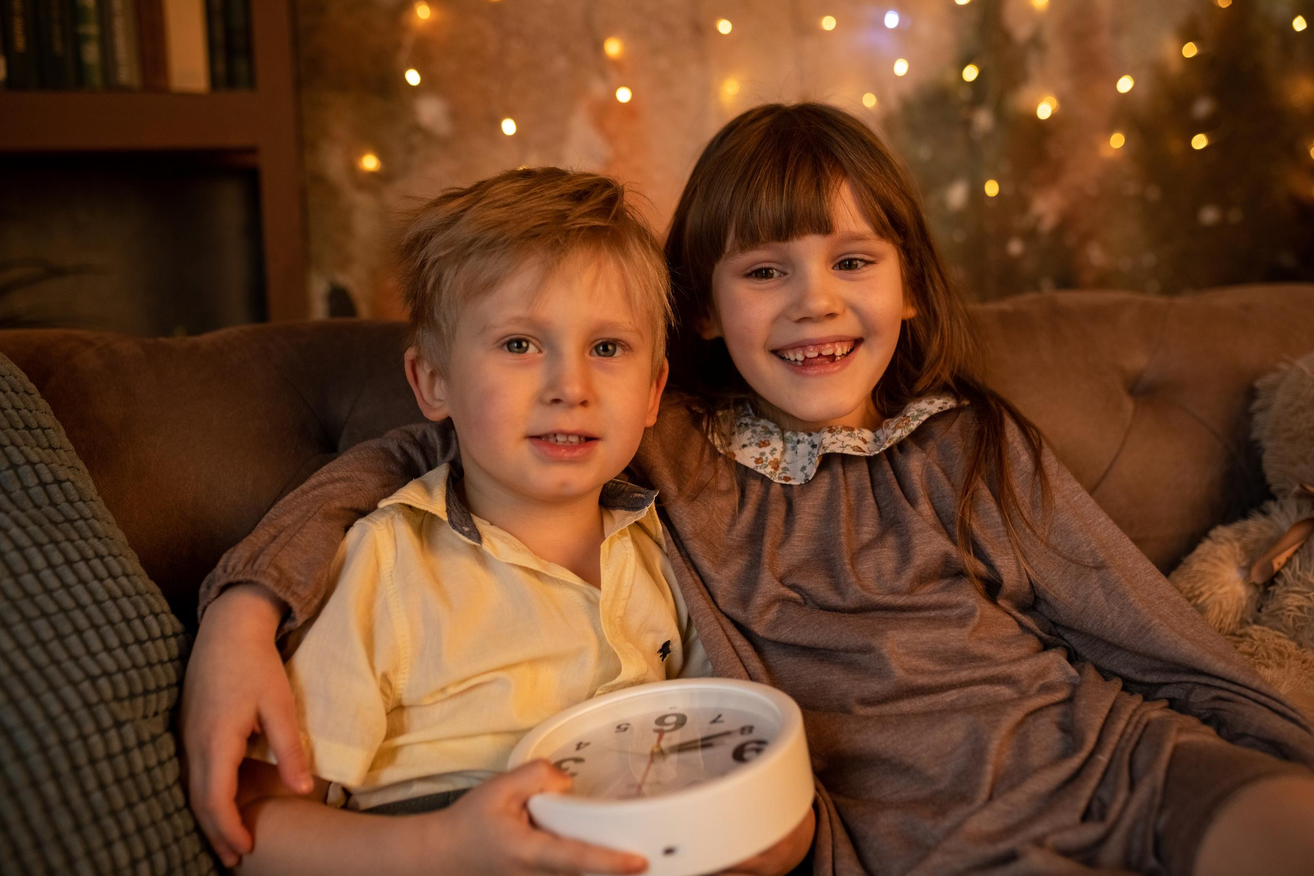 Новогодняя фотосессия для мамы с детками. Женский семейный фотограф Тула Москва Захарова Анна