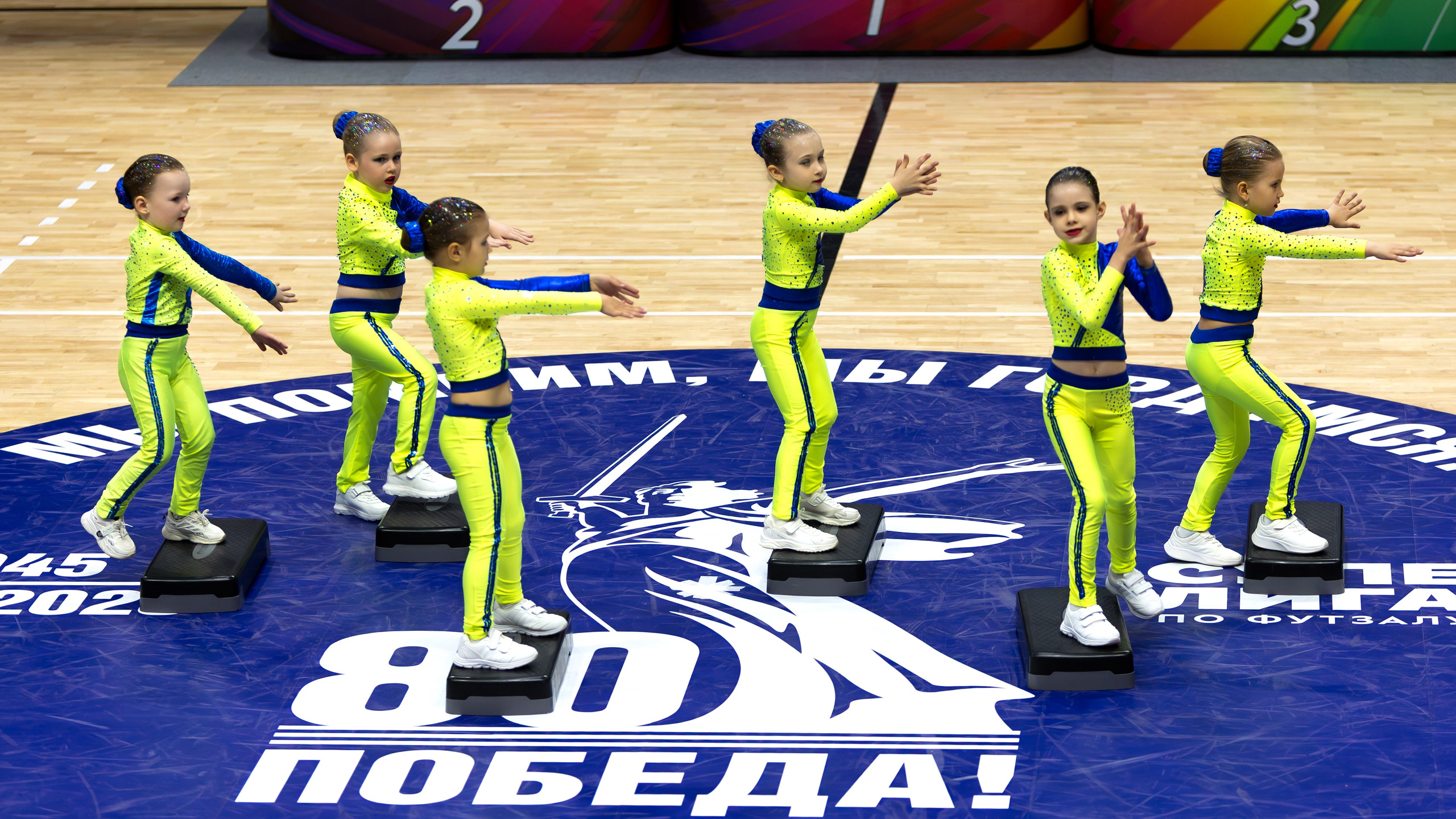 Фестиваль по фитнес-аэробике «Облачко» Младшая группа. Выпускные альбомы и школьный фотограф в Подольске, Троицке, Щербинке, Москве и Московской области