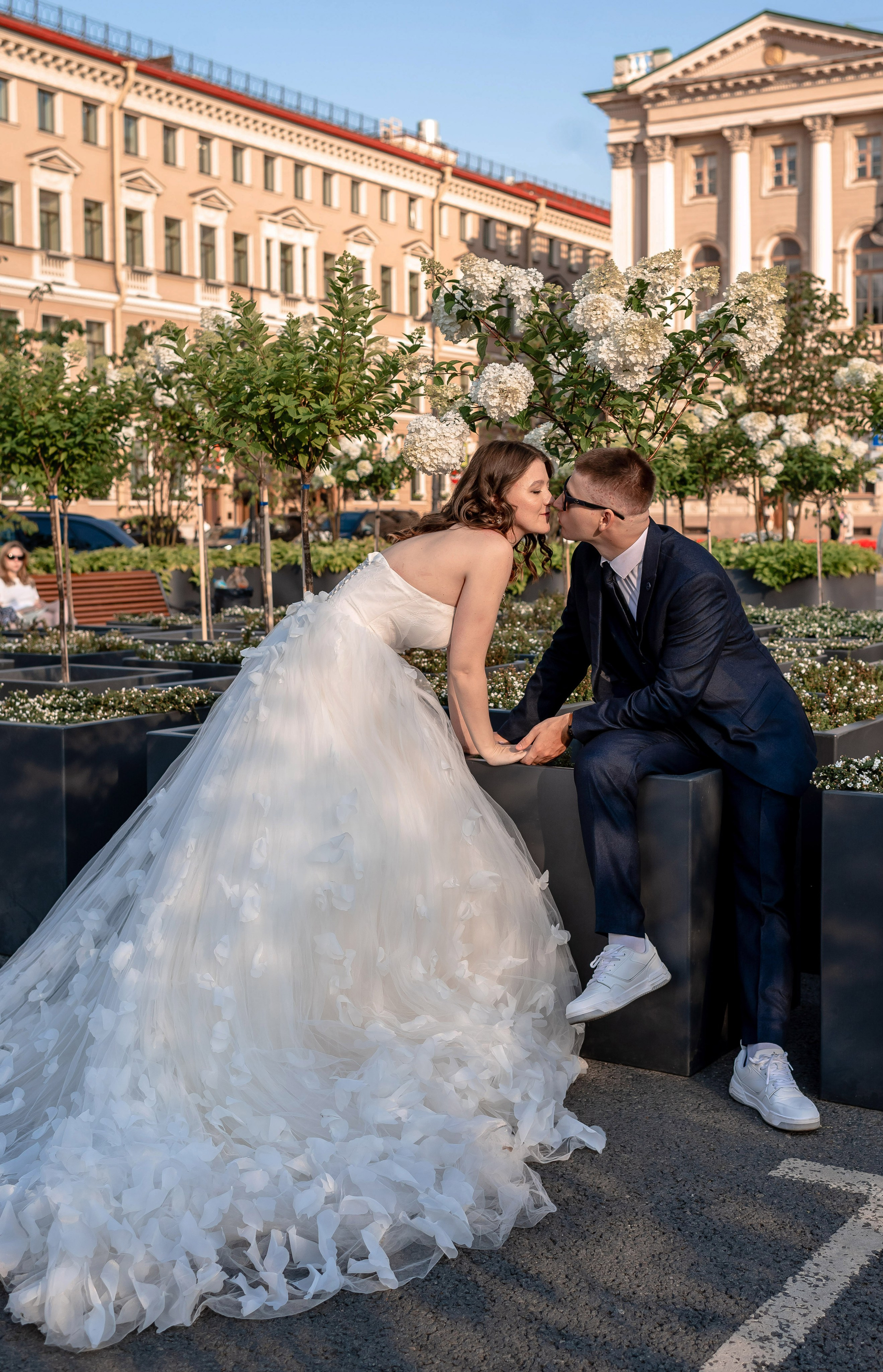 Зажигательная и динамичная свадебная фотосессия Анастасии и Максима. Портретный, семейный и свадебный фотограф в Санкт-Петербурге и в Пушкине Ширяев Денис