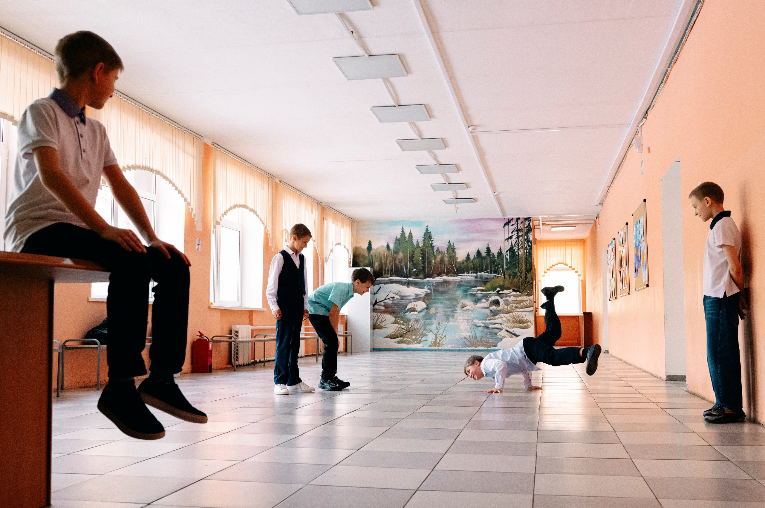 Школьная фотосессия для начальных классов. Анна Боровикова, фотограф Пушкино