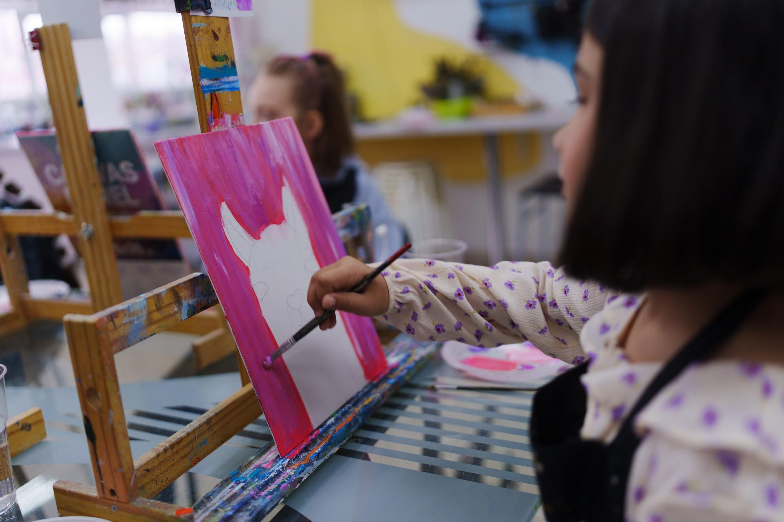 Фотосъёмка детского дня рождения в студии рисования «Я рисую», Уфа