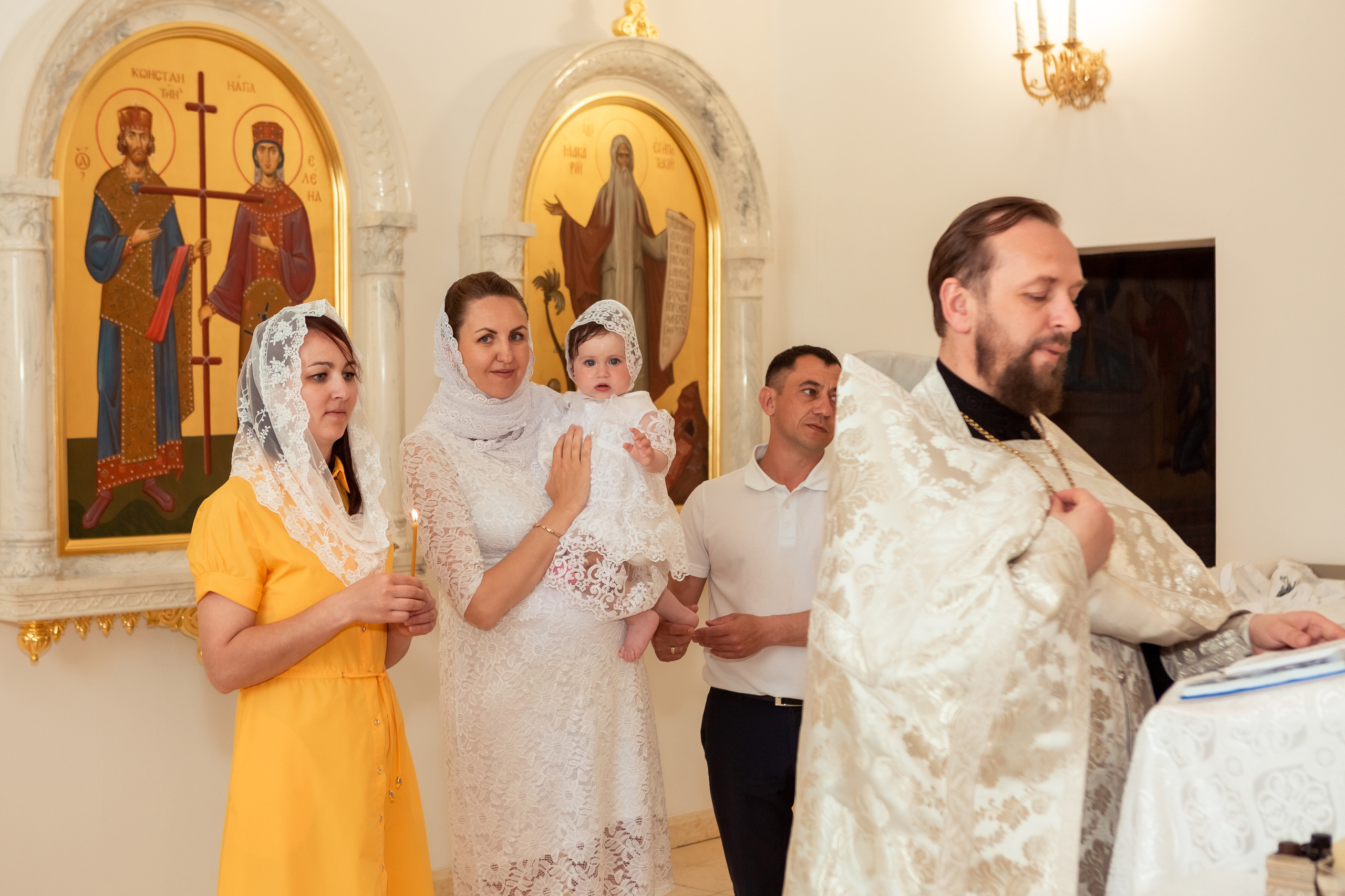 Таинство крещения Варвары. Детский, семейный фотограф в Южно-Сахалинске, Невельске и Холмске
