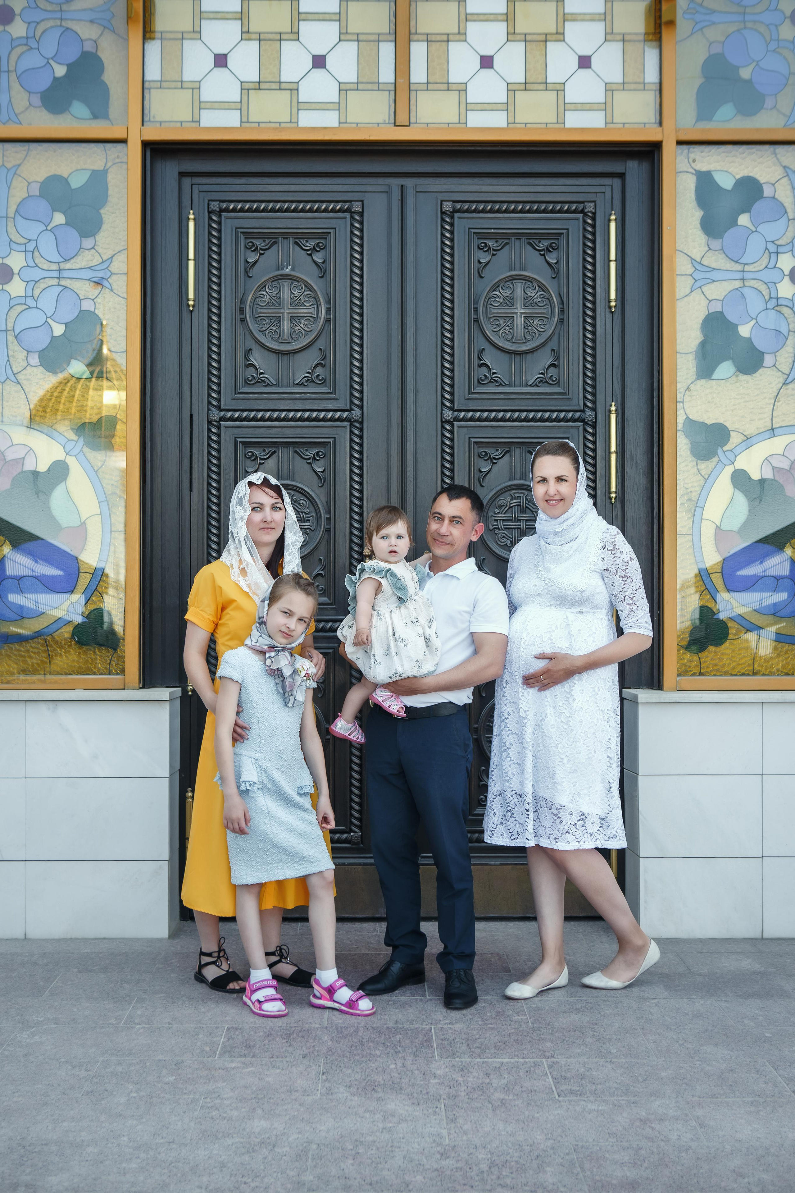 Таинство крещения Варвары. Детский, семейный фотограф в Южно-Сахалинске, Невельске и Холмске