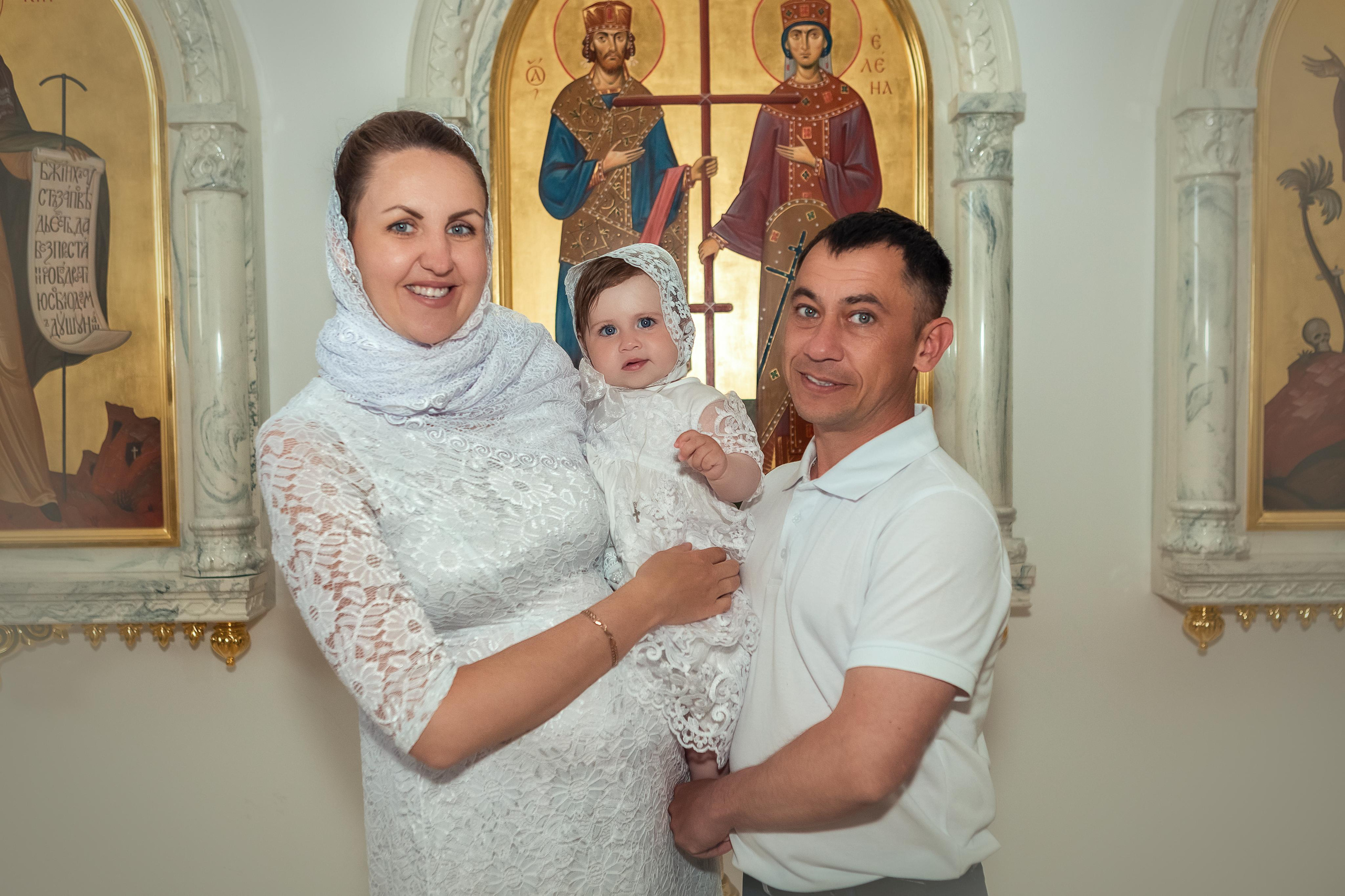 Таинство крещения Варвары. Детский, семейный фотограф в Южно-Сахалинске, Невельске и Холмске