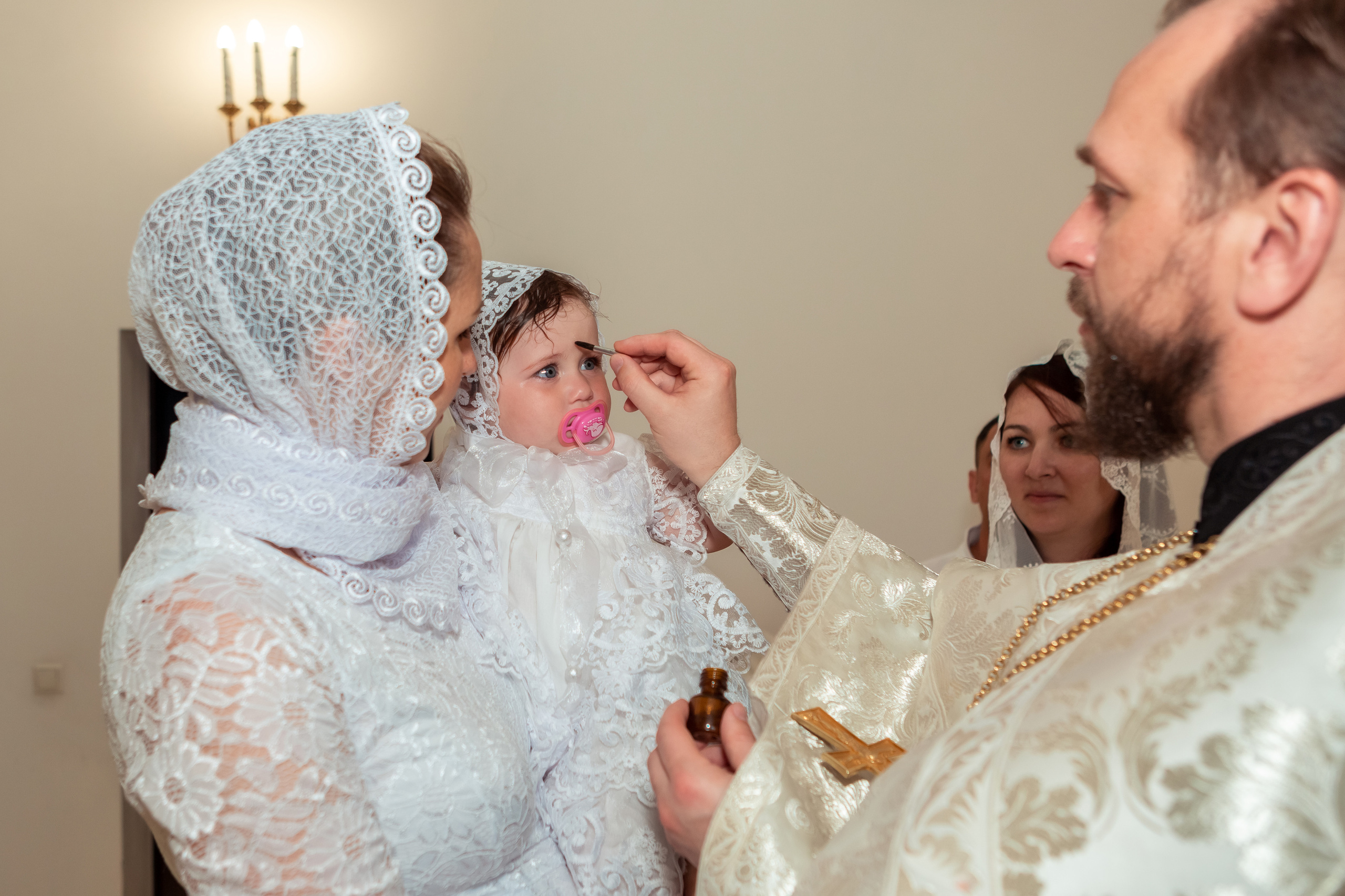 Таинство крещения Варвары. Детский, семейный фотограф в Южно-Сахалинске, Невельске и Холмске