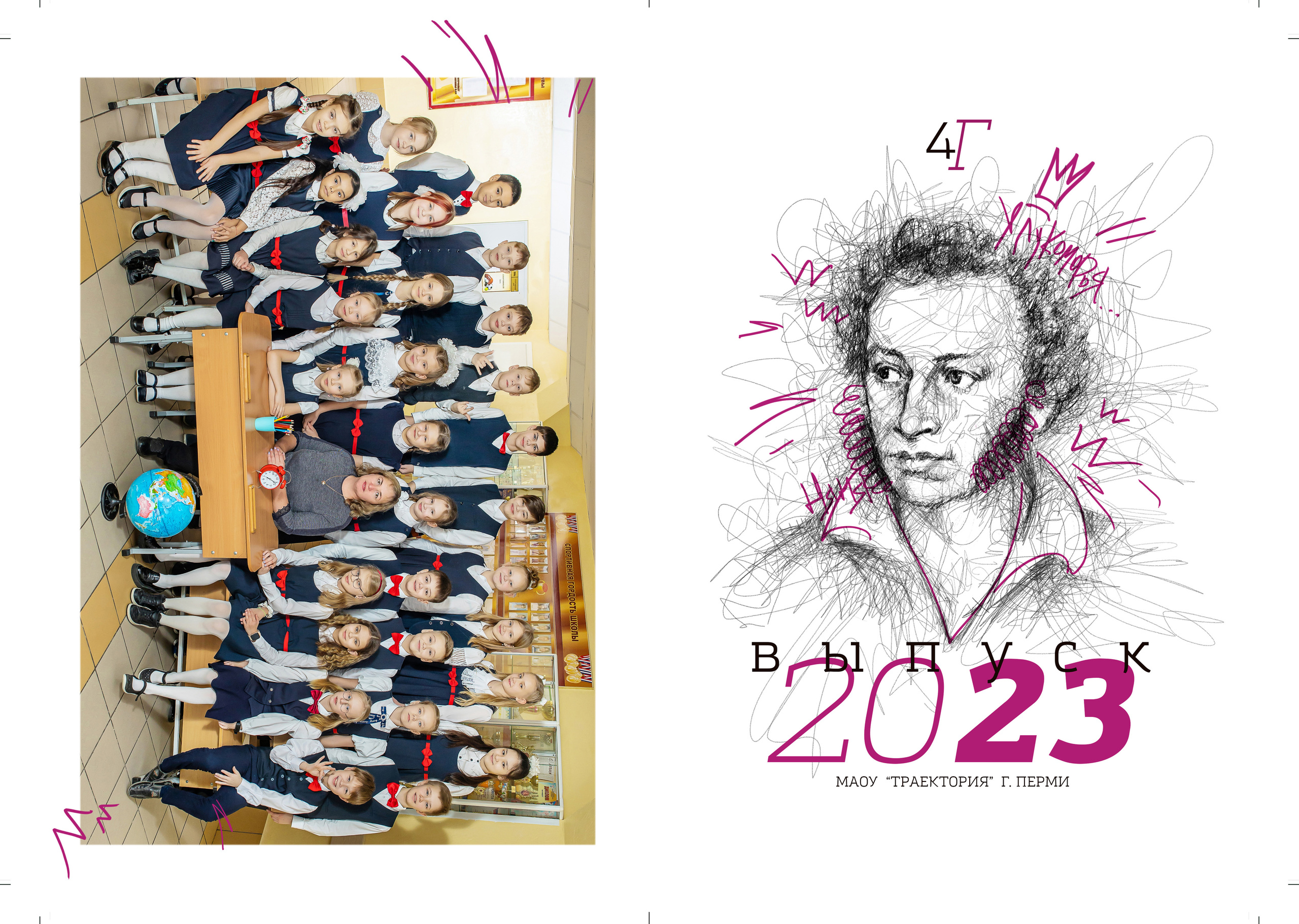 Фотокнига от 4 разворотов. Семейный фотограф в Перми Ольга Гилева. Выпускные альбомы