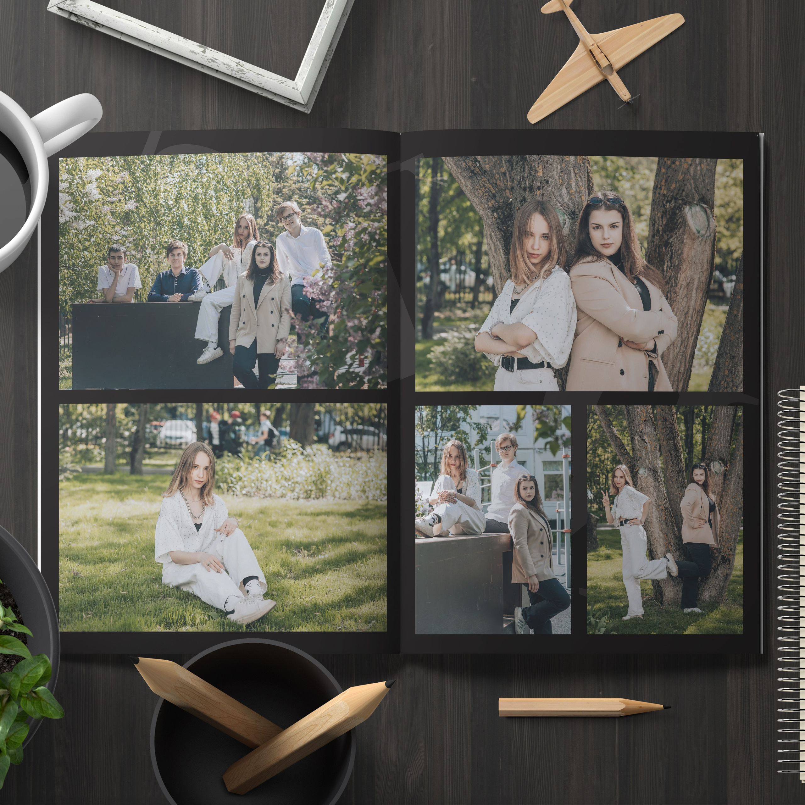 Дизайны выпускных альбомов для школьников. Семейный фотограф в Москве Наталья Чуб, заказать Фотокнигу