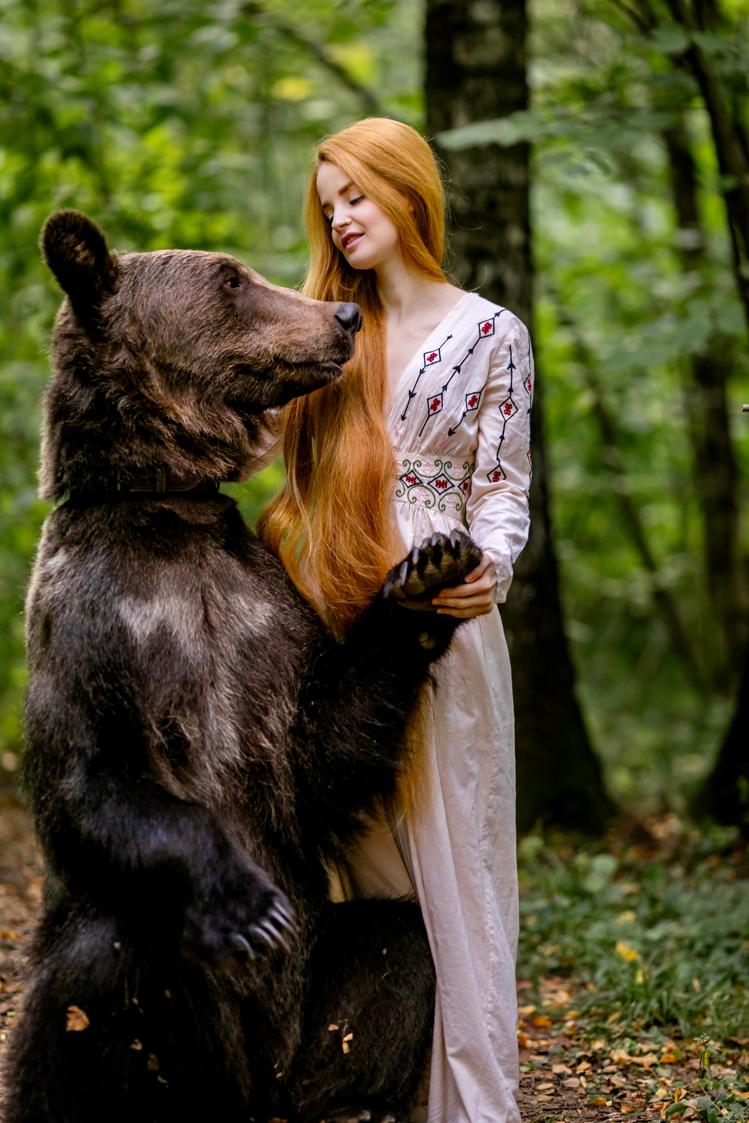 фотосессии с медведем в Москве, фотограф Мила Сорокина