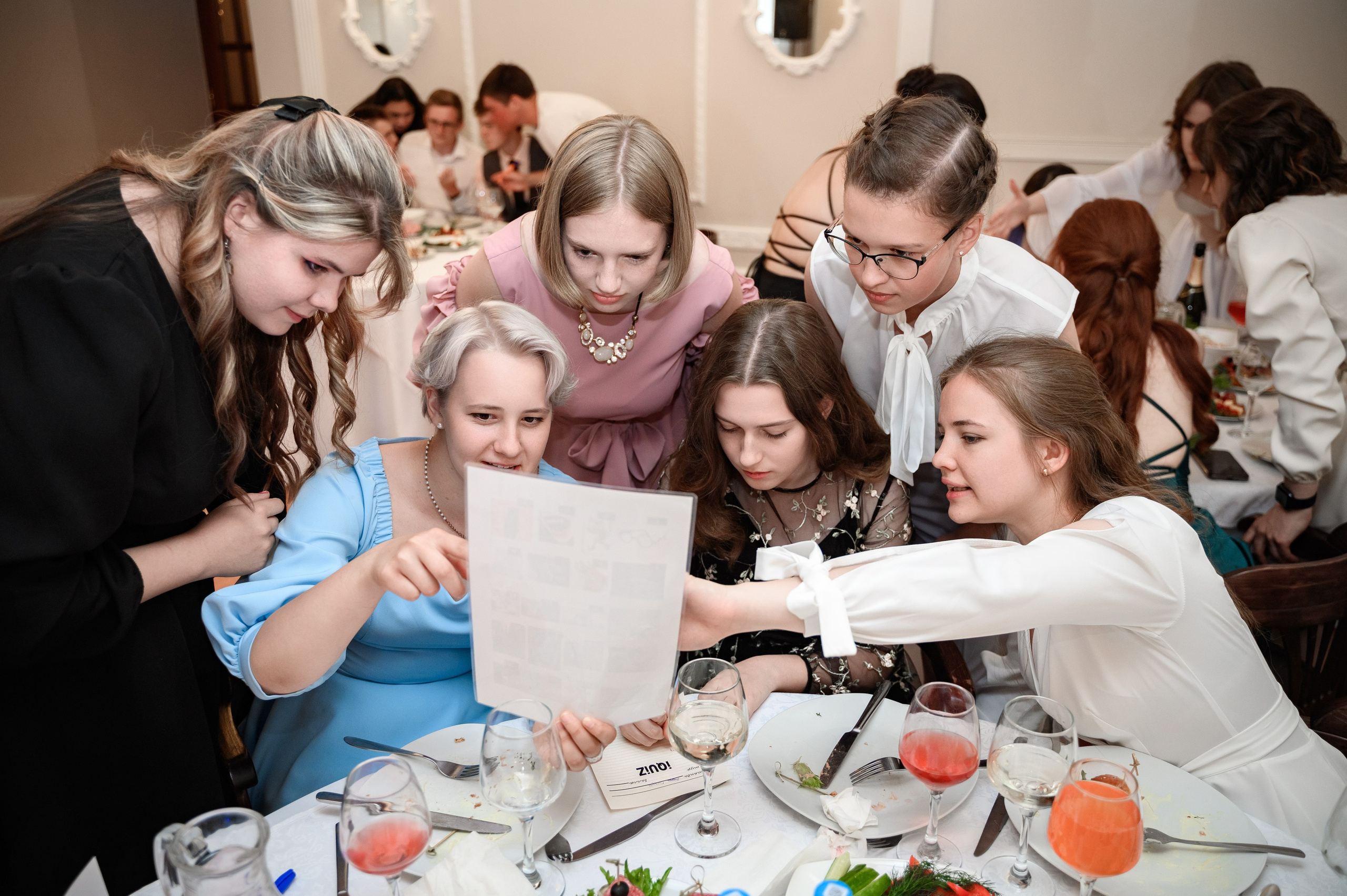 Профессиональная съёмка выпускного в ресторане Галерея.