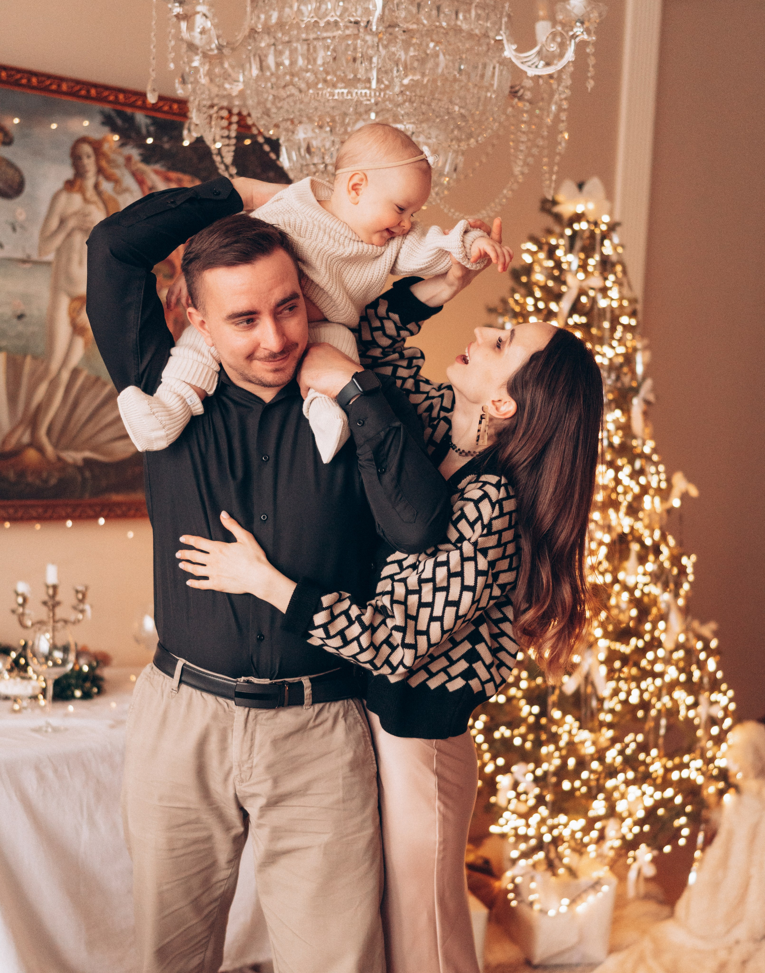 В преддверии 1 Нового года. Семейный, ньюборн фотограф, фотограф на роды в Москве, Виктория Тюльдюкова