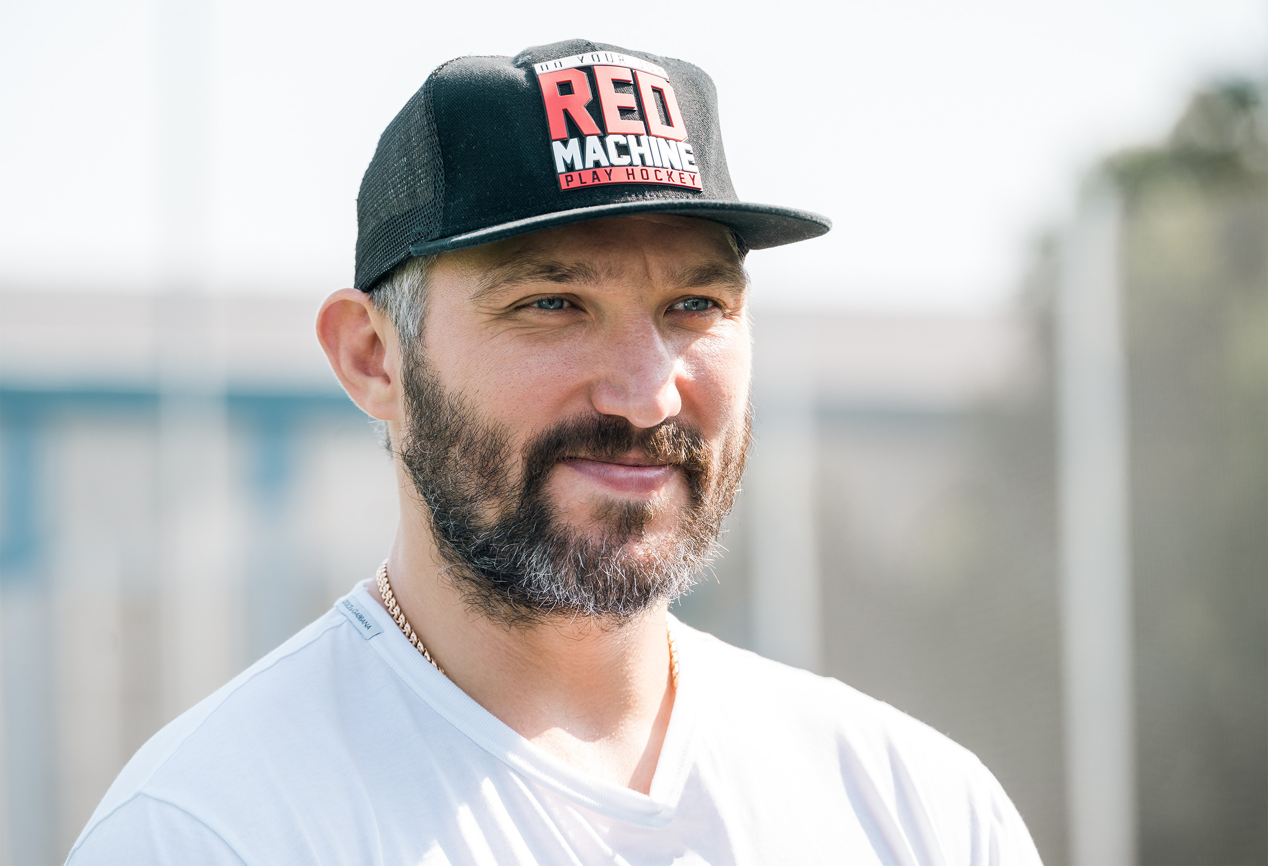 Александр Овечкин на базе Динамо, репортажная съемка.