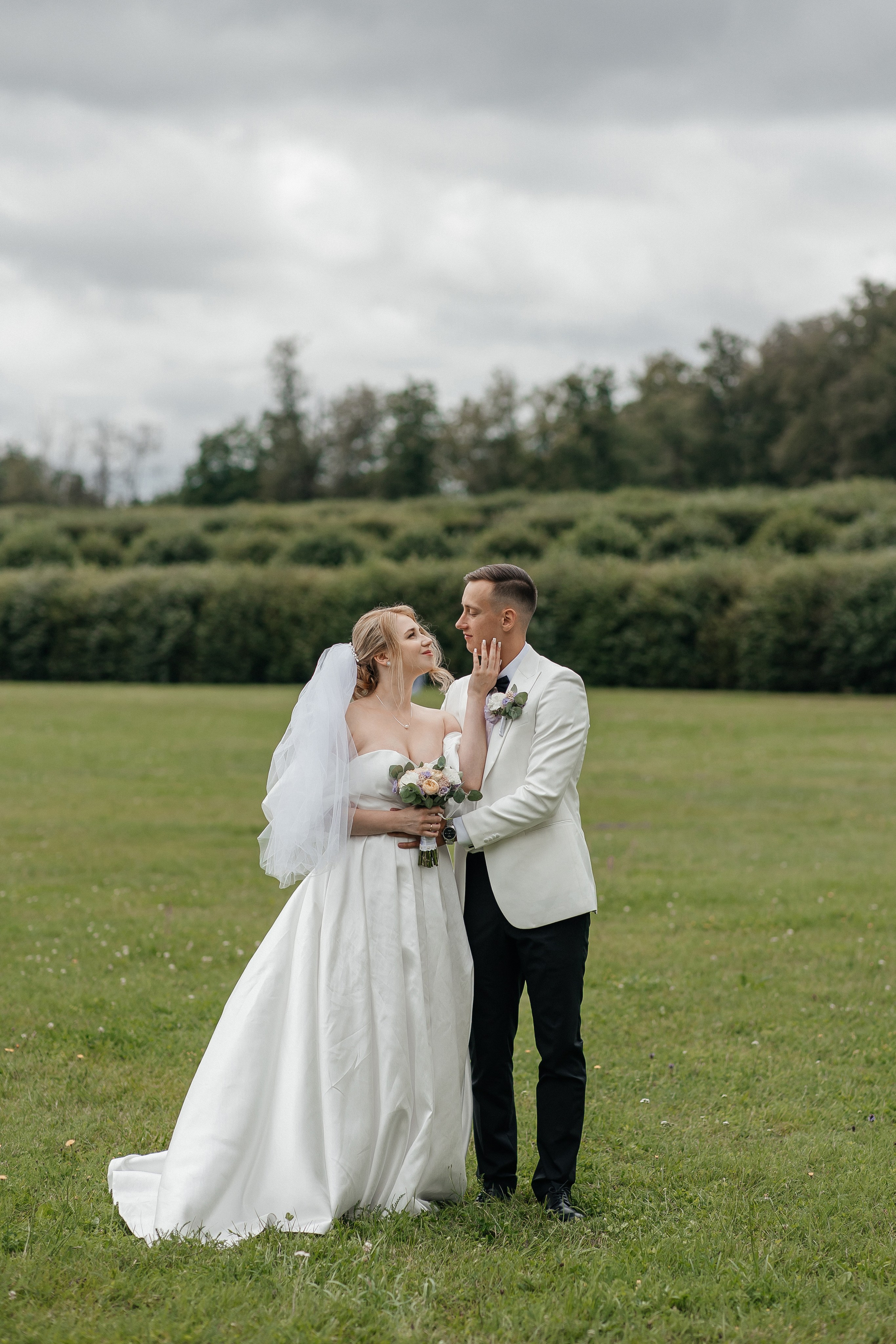 свадебная фотосессия в усадьбе Архангельское