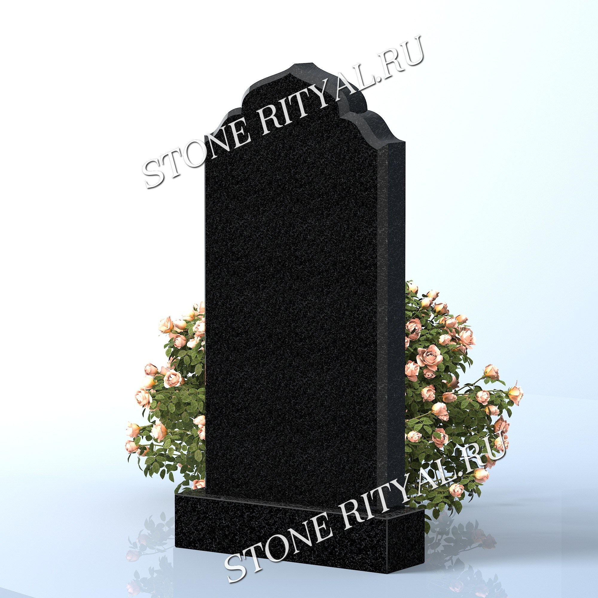 Вертикальные памятники прямые. Изготовление и установка памятников в Москве и МО