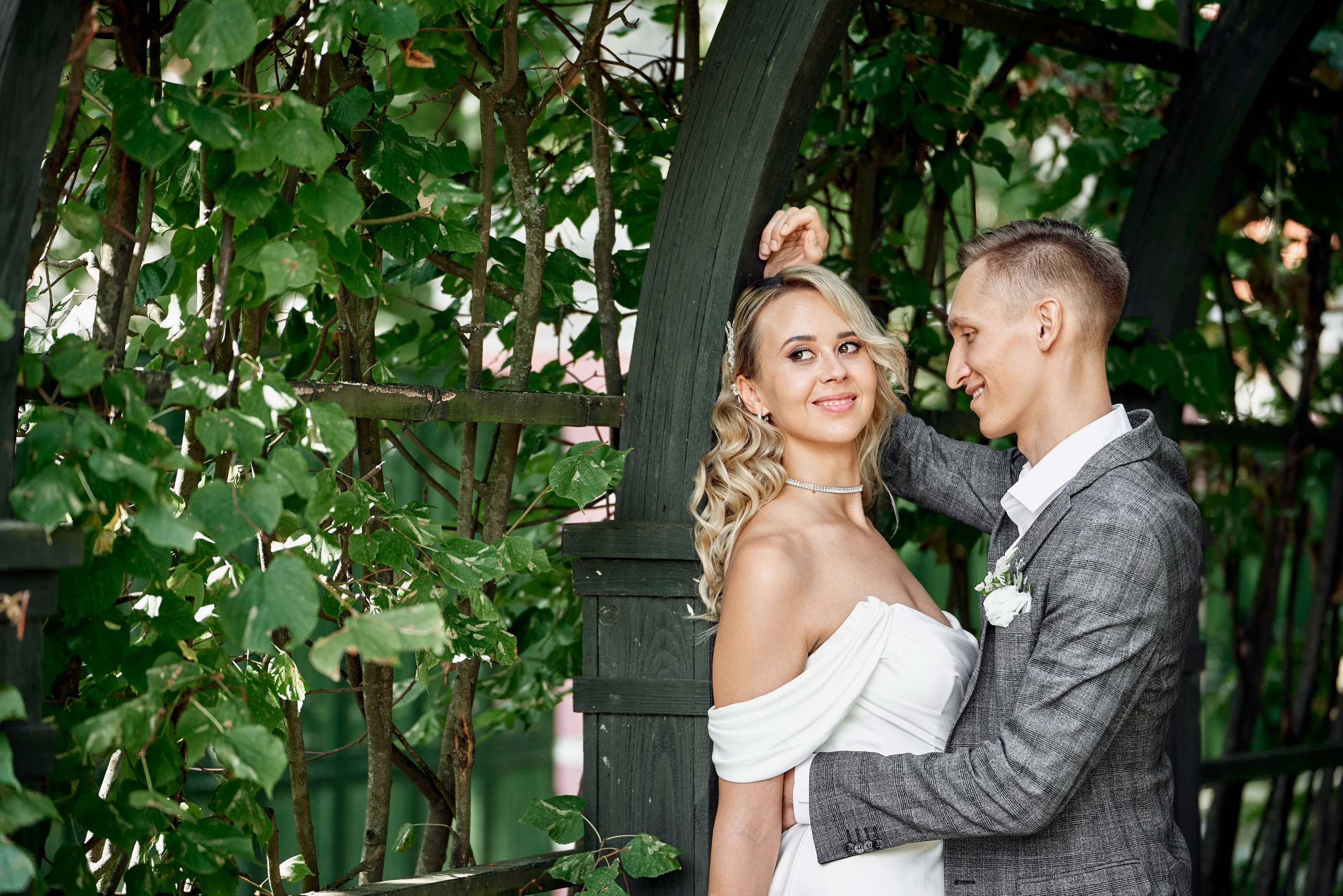 Свадебняа Фотосессия Николая и Анастасии в Кусково