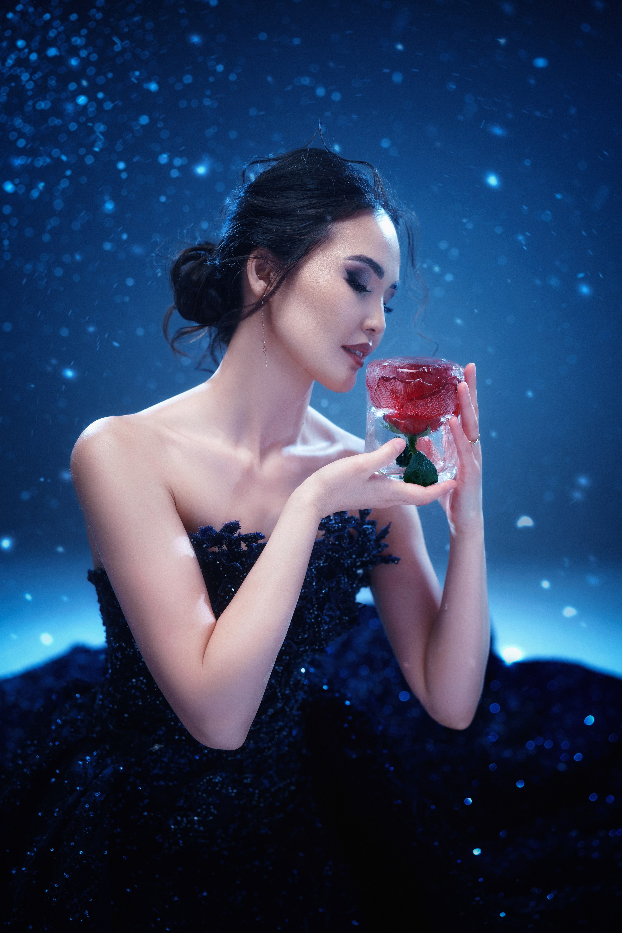 Новогодняя контент-съемка для Мереке