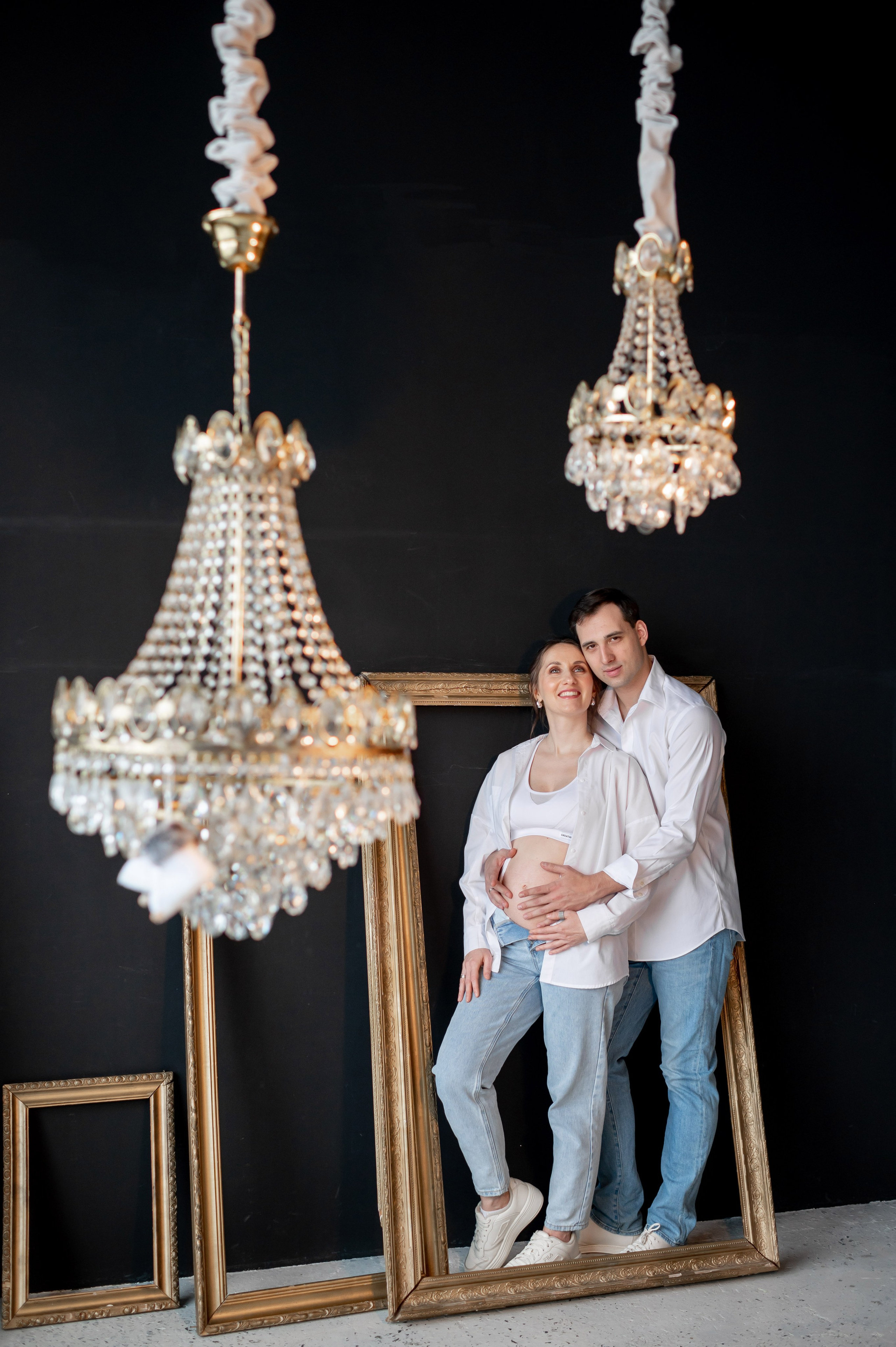 Беременность в красках и необычное гендер-пати. Портретный, семейный и свадебный фотограф в Санкт-Петербурге и в Пушкине Ширяев Денис