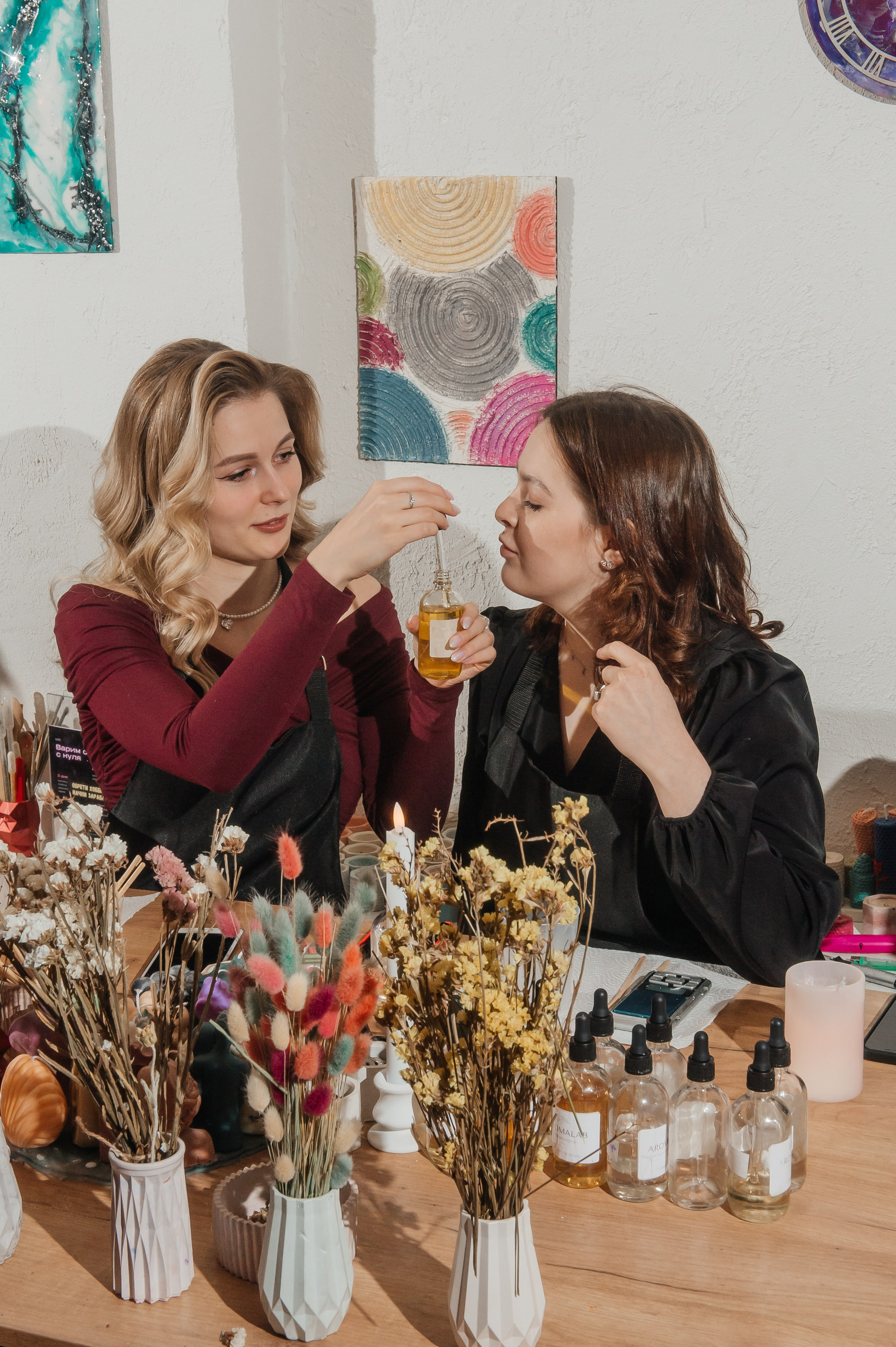 День рождения Маргариты в студии AROMALAGE — уют и творчество