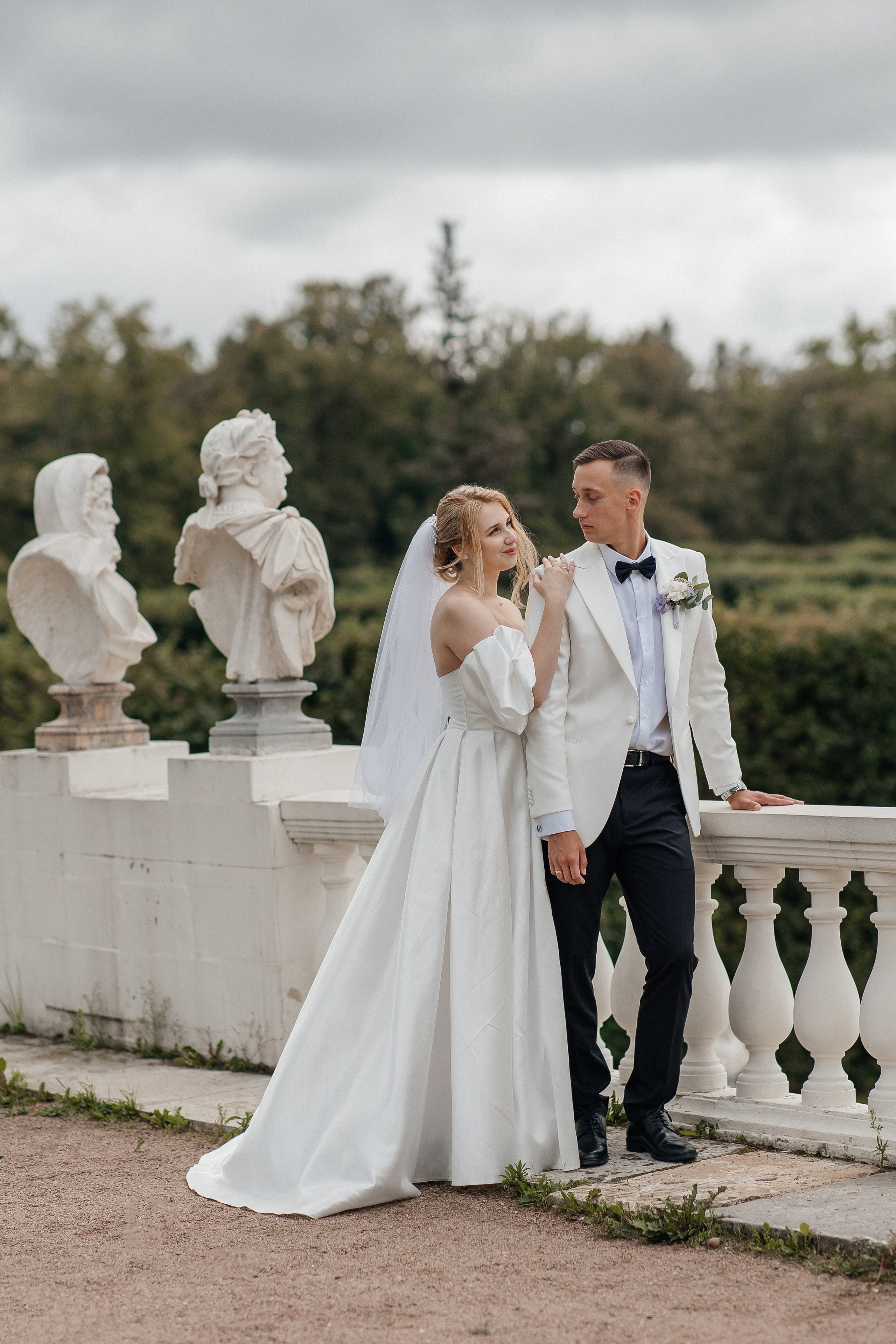 свадебная фотосессия в усадьбе Архангельское