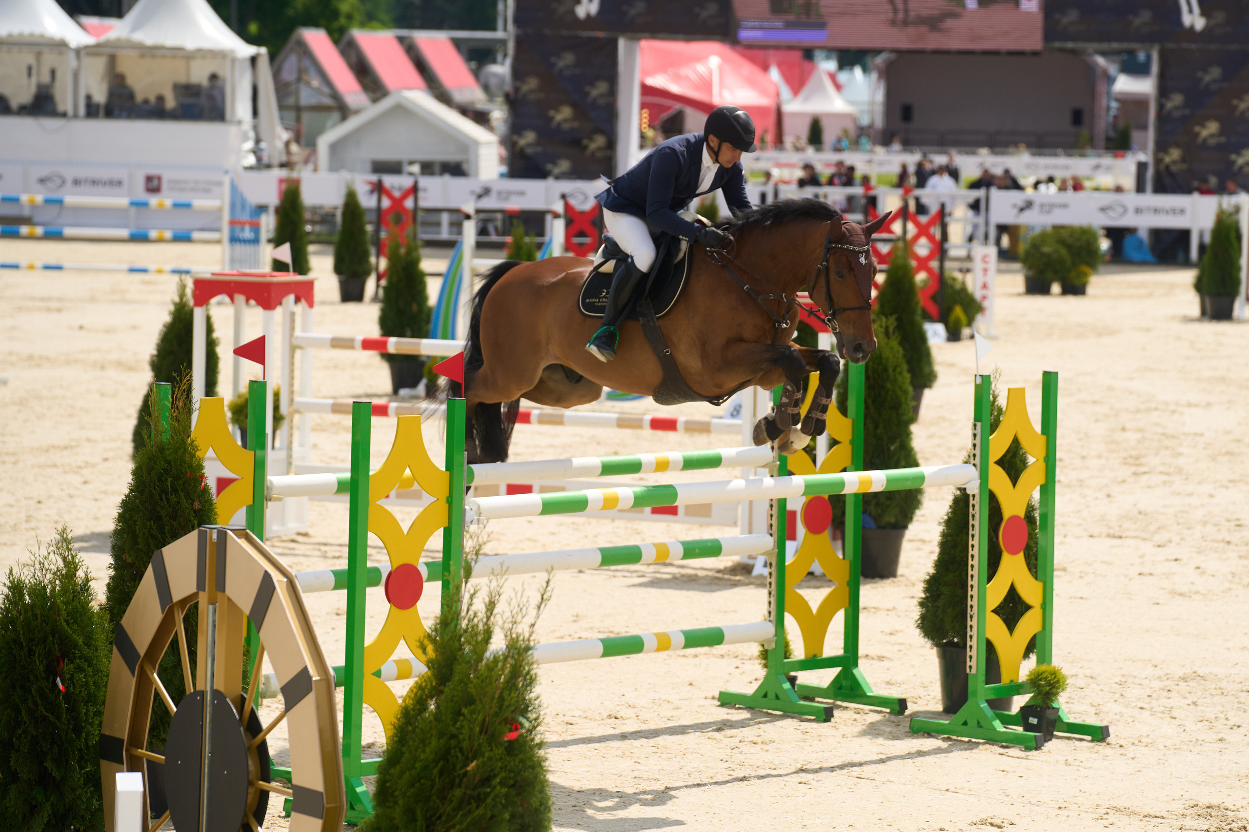 Photo report show jumping Bitriver Cup 2023. Reportage event photographer in Moscow Alexander Gladkiy