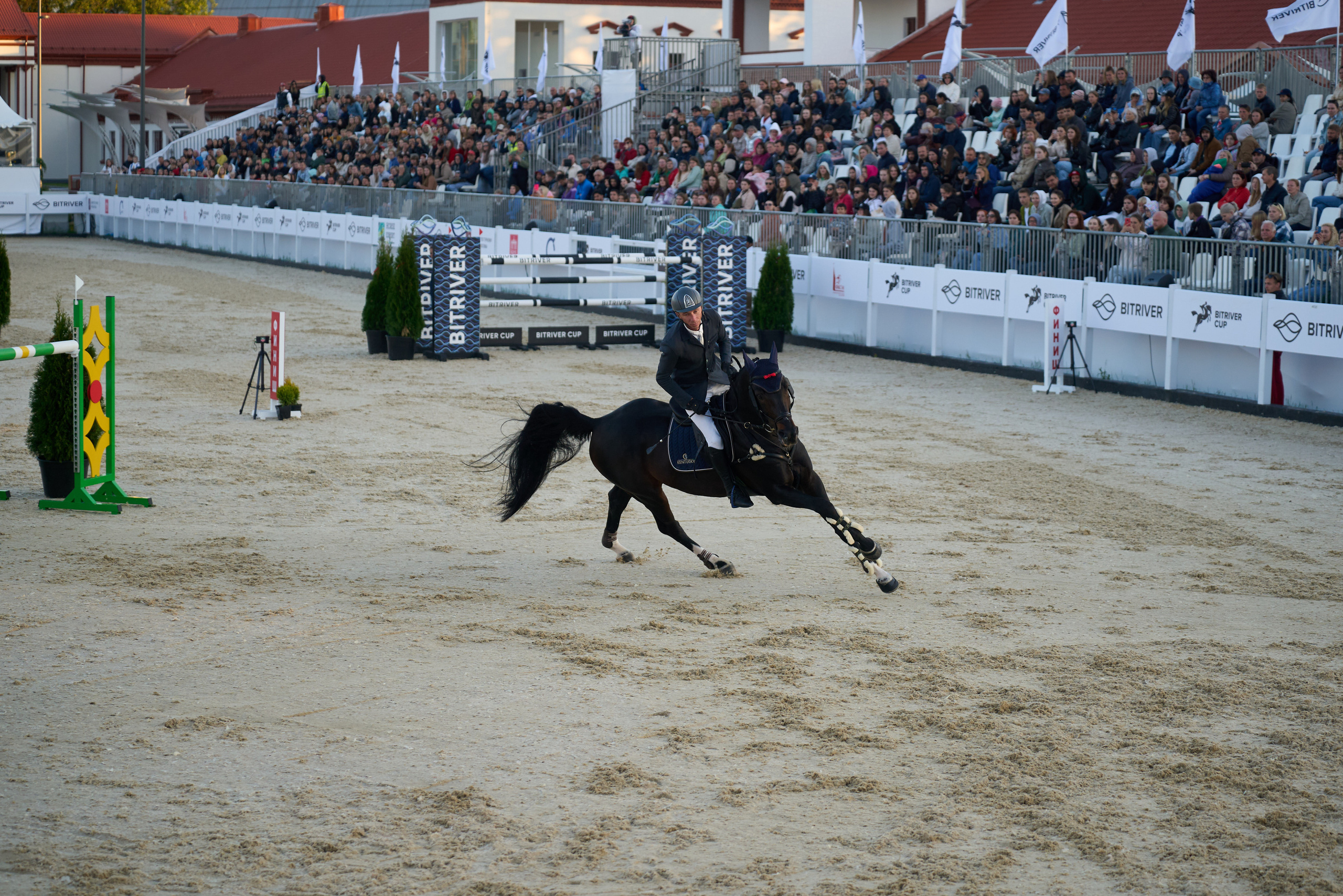 Photo report show jumping Bitriver Cup 2023. Reportage event photographer in Moscow Alexander Gladkiy