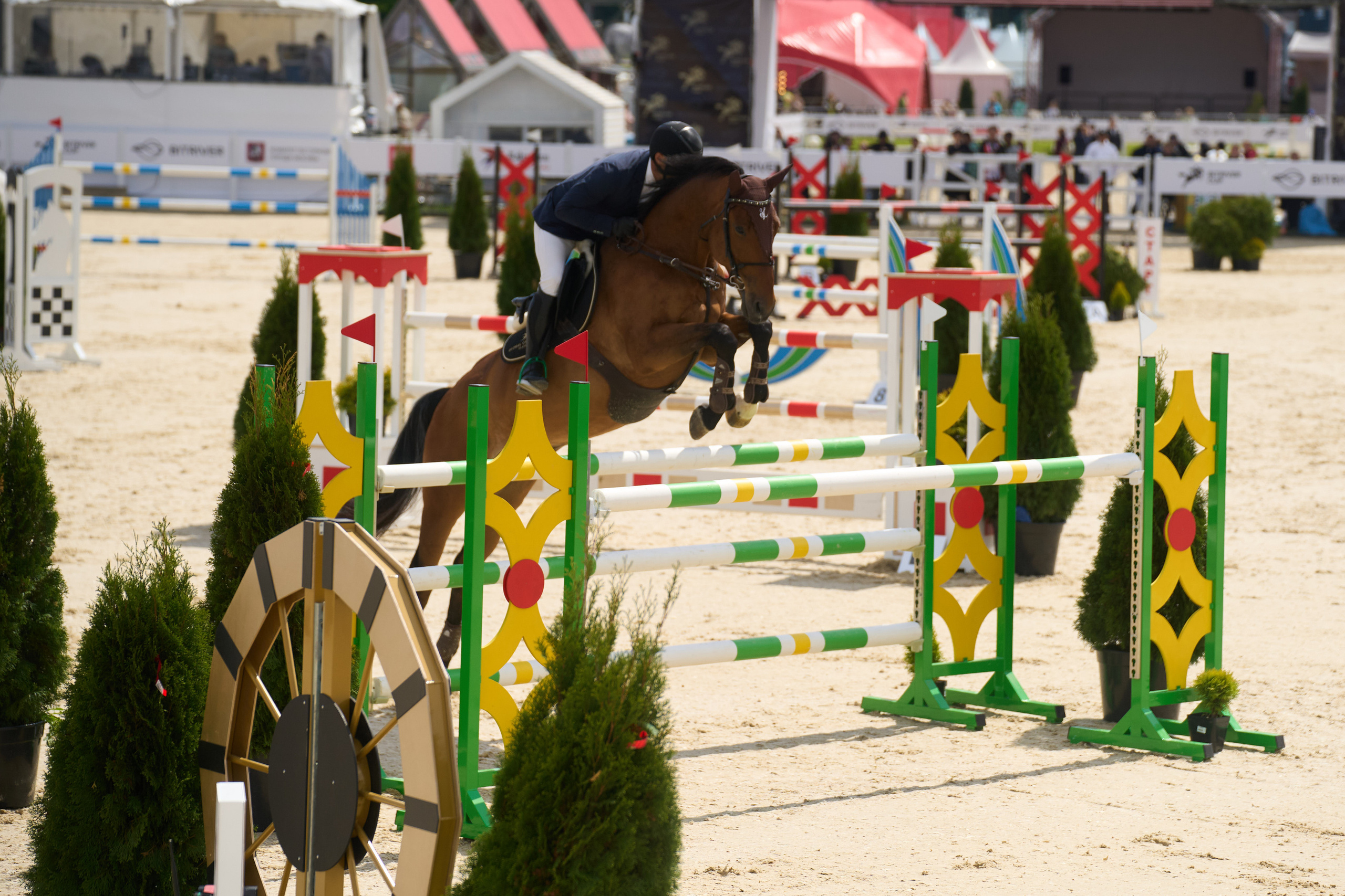 Photo report show jumping Bitriver Cup 2023. Reportage event photographer in Moscow Alexander Gladkiy