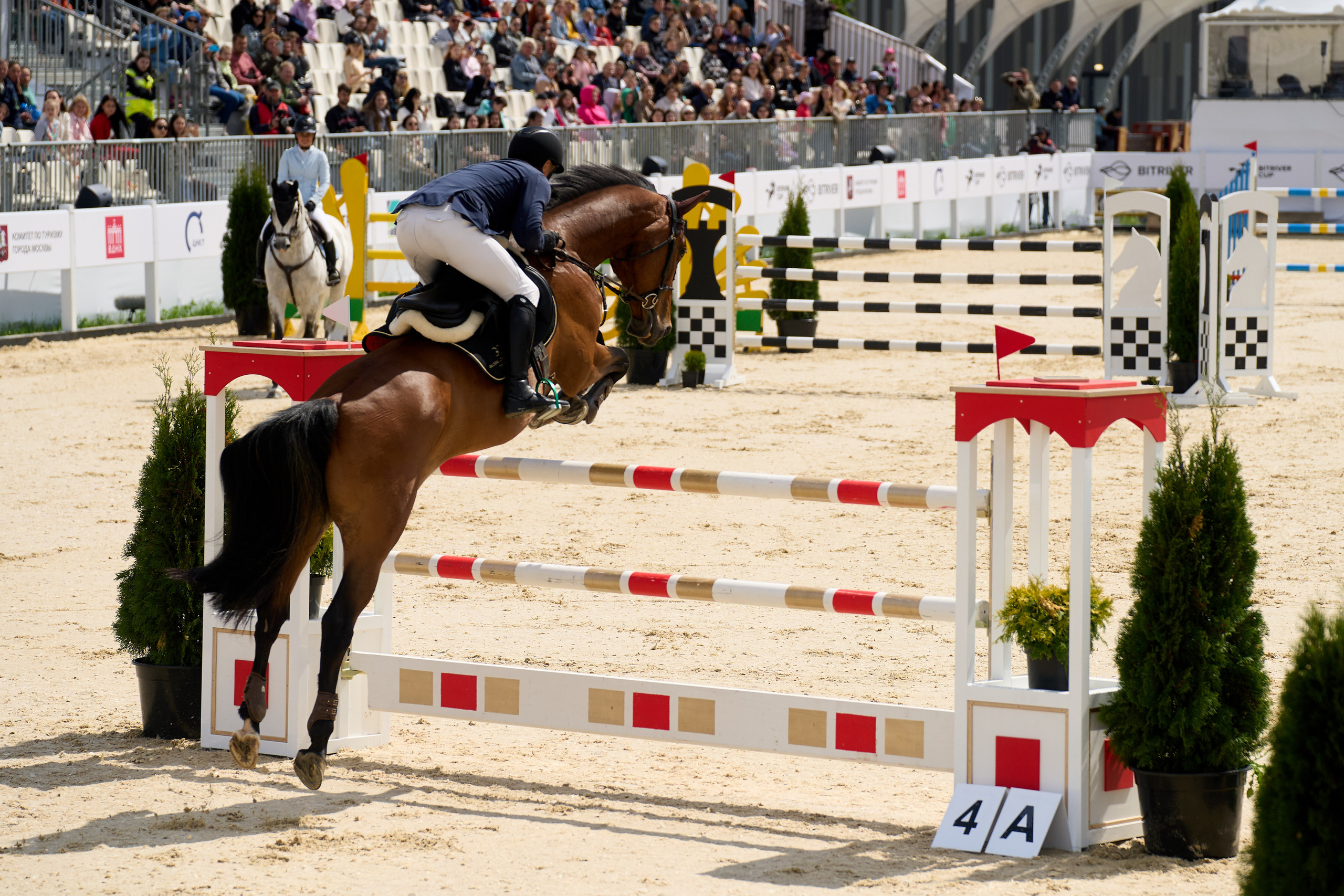 Photo report show jumping Bitriver Cup 2023. Reportage event photographer in Moscow Alexander Gladkiy