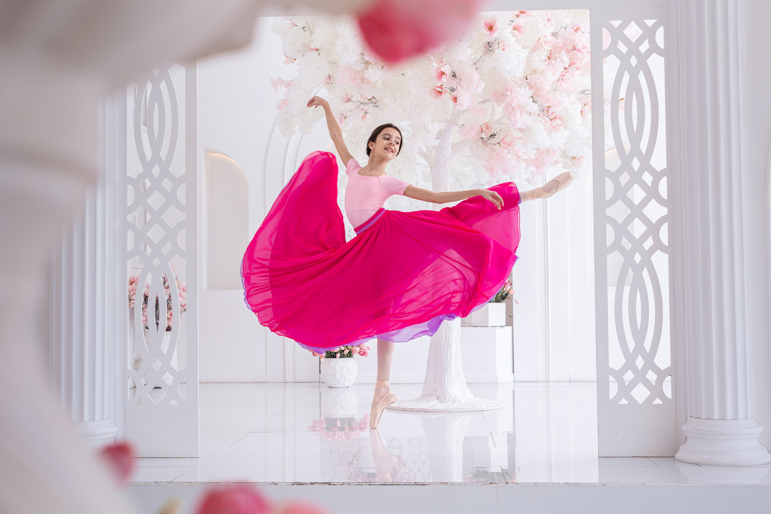 Малиново-сиреневая воздушная двухсторонняя юбка напрокат бесплатно. Балетный фотограф Алина Ханько — Душа Балета