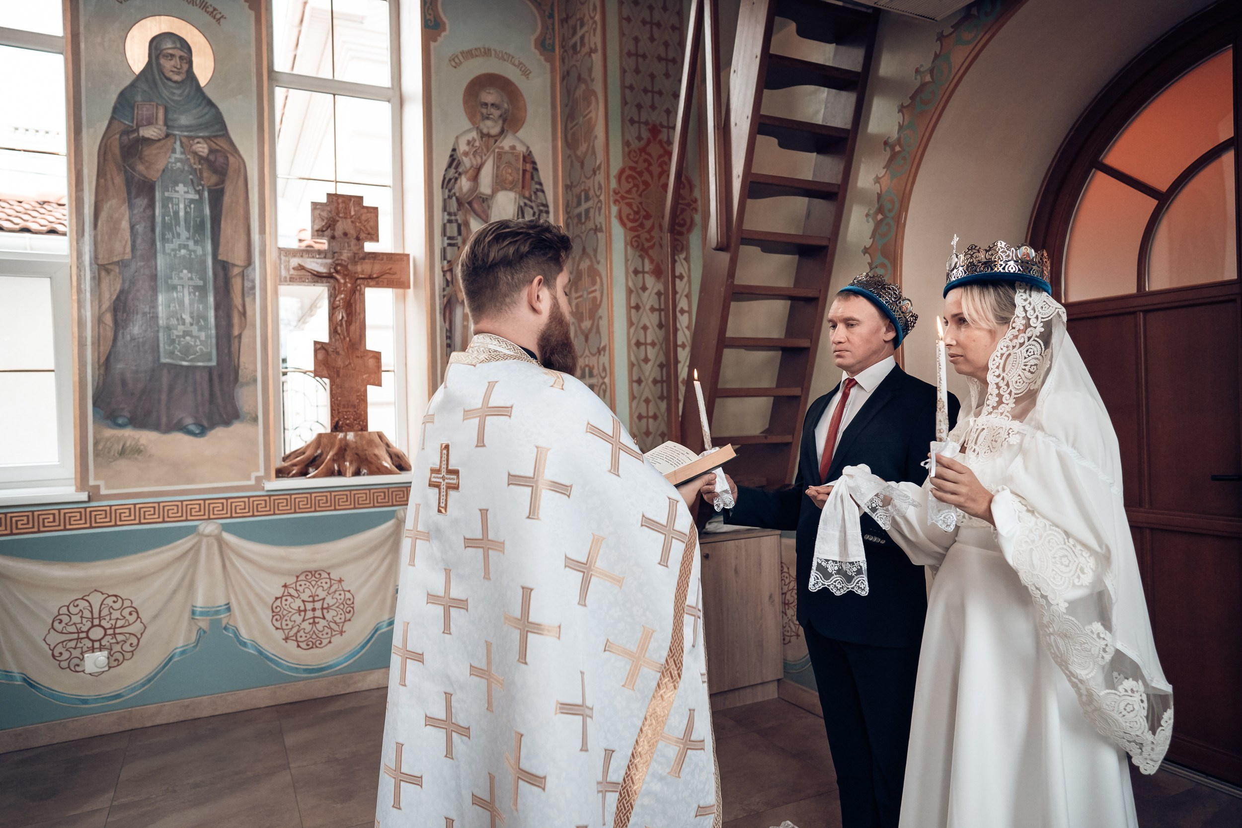 Венчание в храме ап.Андрея Первозванного Севастополь. Церковный фотограф Севастополь