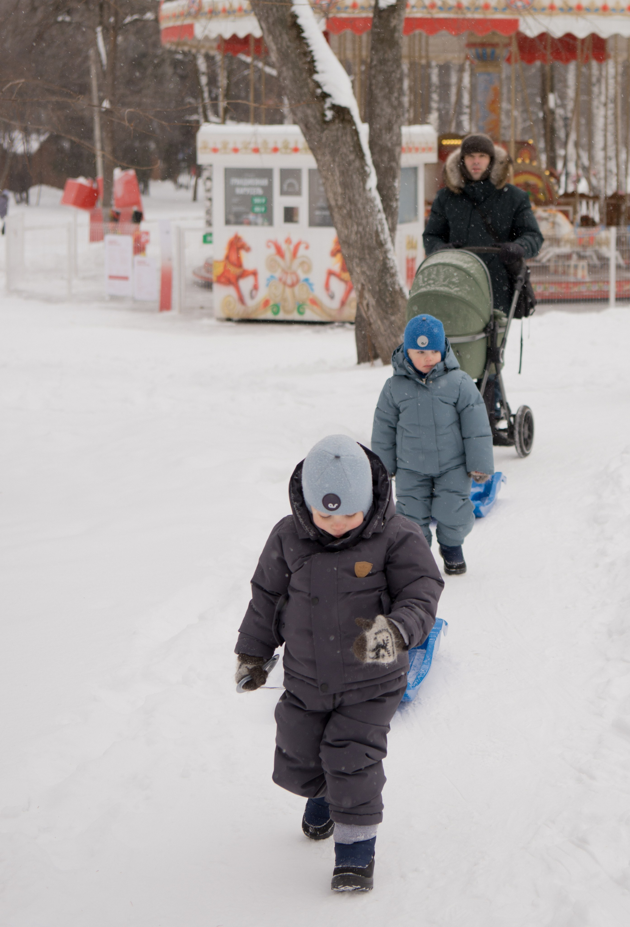 Зимняя прогулка. Семейный и детский фотограф в Екатеринбурге Наталия Акимова