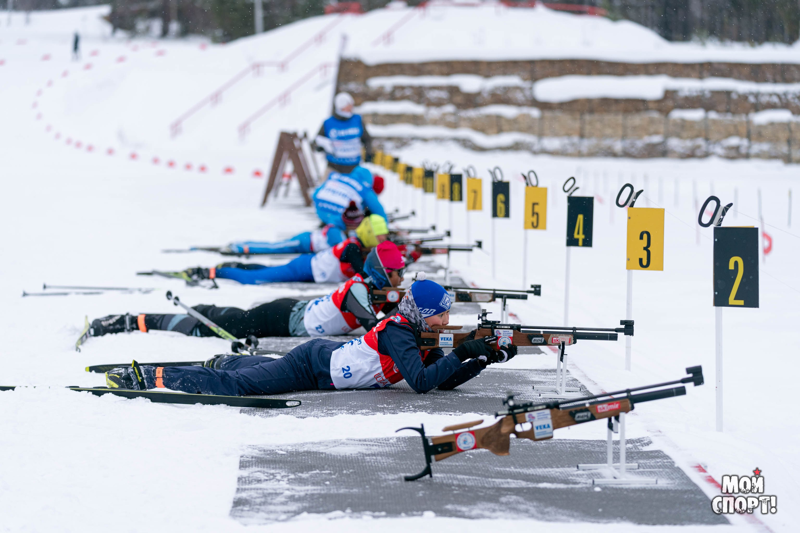 Ультра-спринт по биатлону 2025. Студия «Мой Спорт!» — все о спорте в Якутии