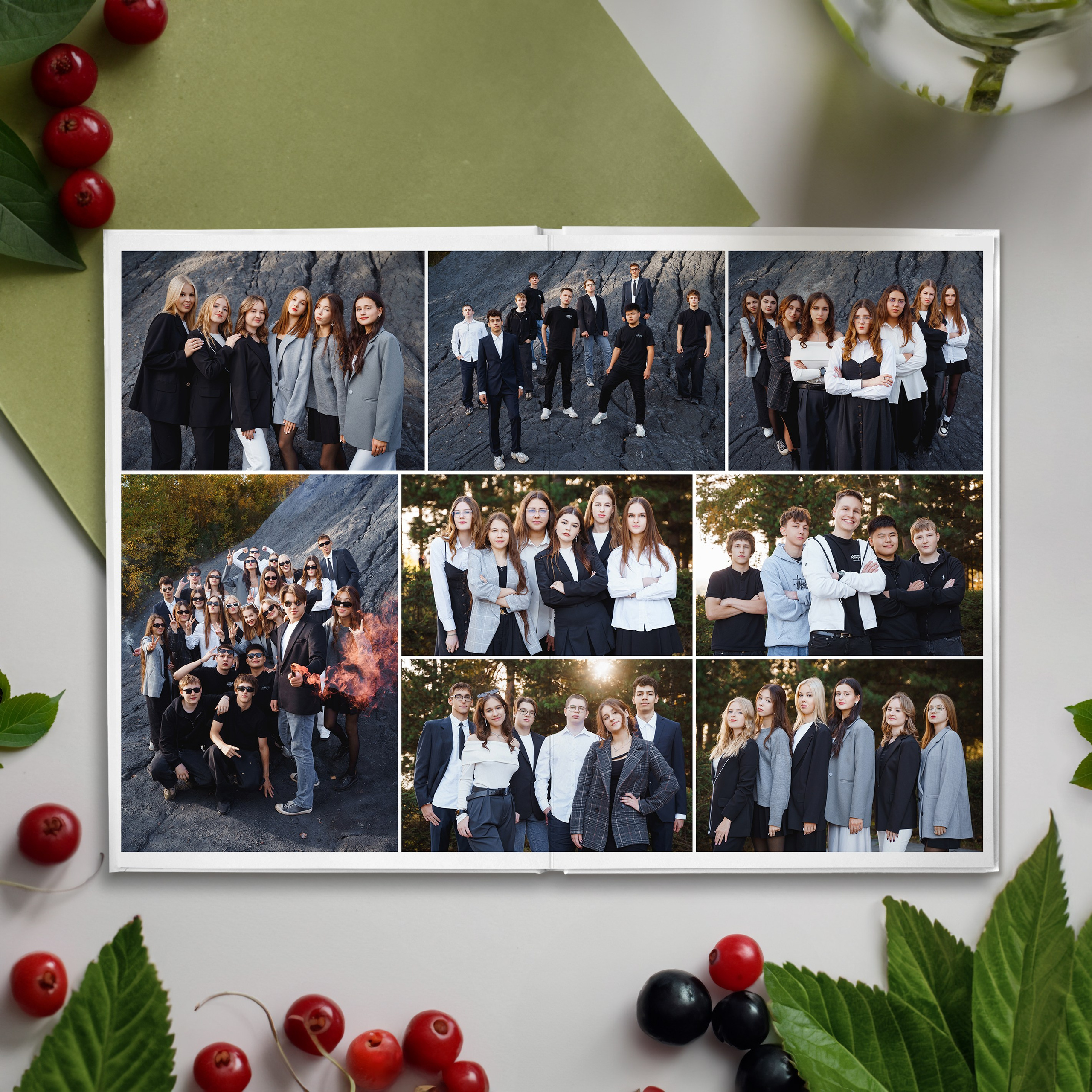 Выпускной альбом ВЕСЕННИЙ ВАЙБ. GRAPHITE BOOK