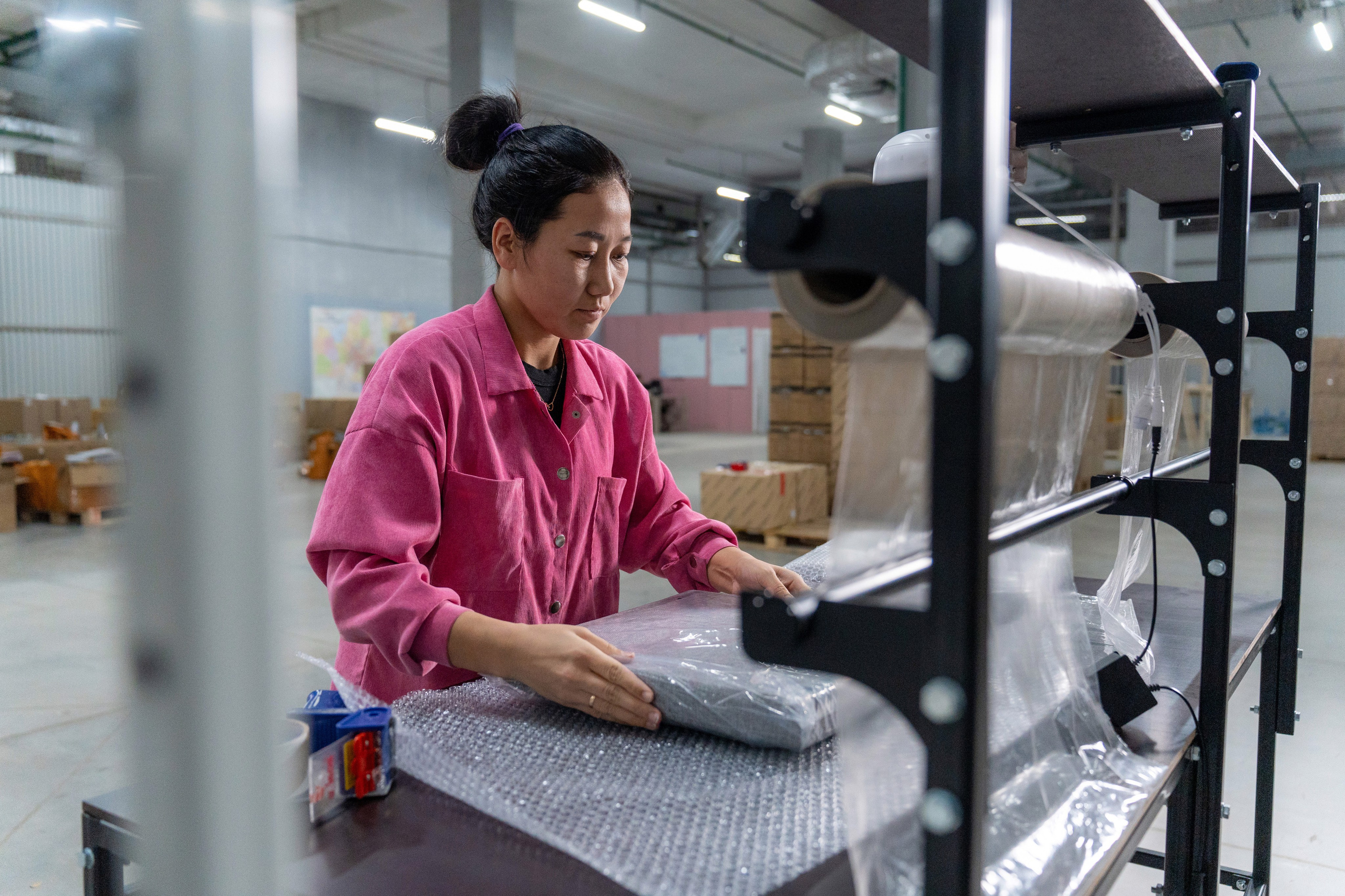 Фотосессия на складе фулфилмента в Фудсити, фотосъемка на складе