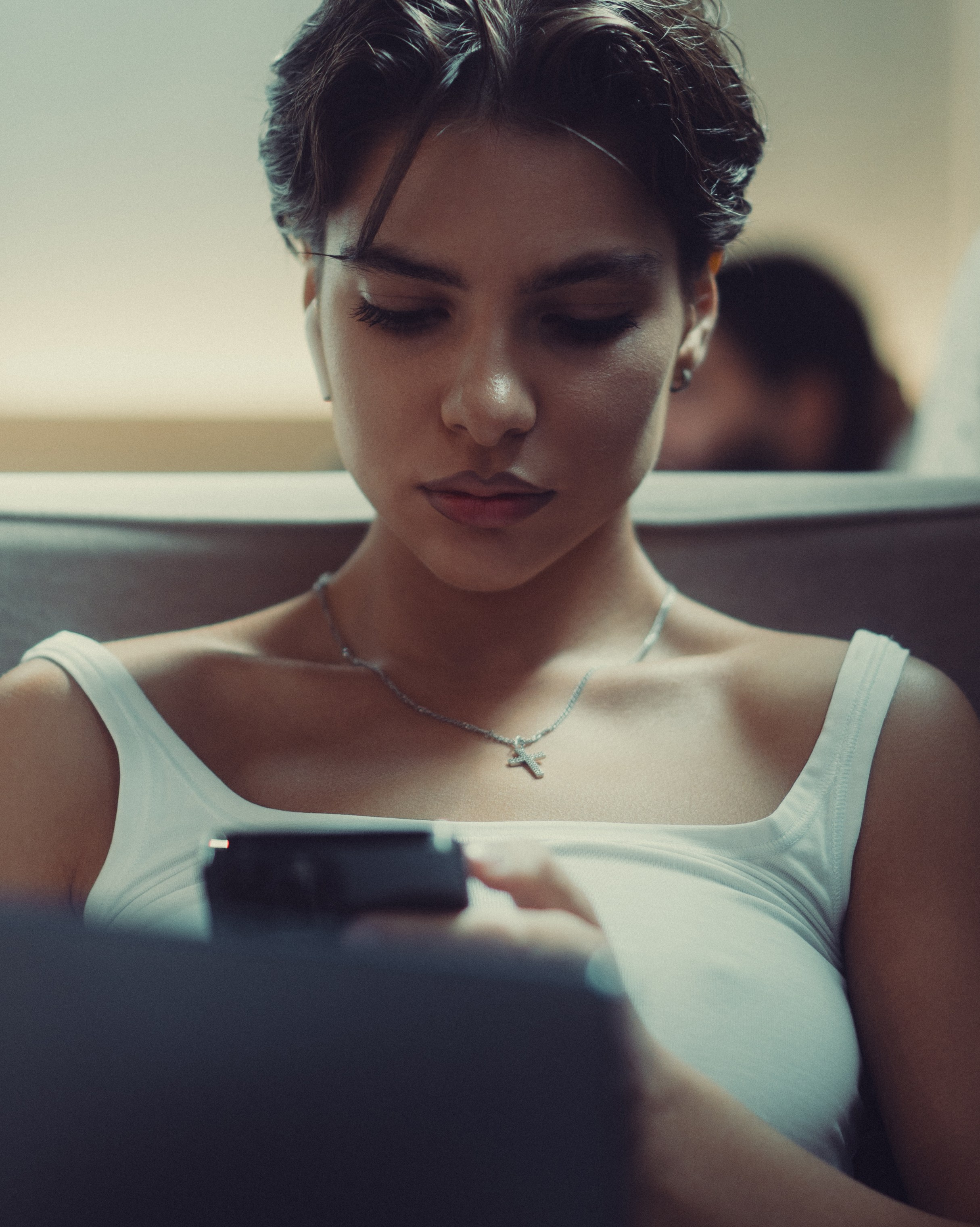 Street female photo shoot in the center of Kazan - Anton Avanzato