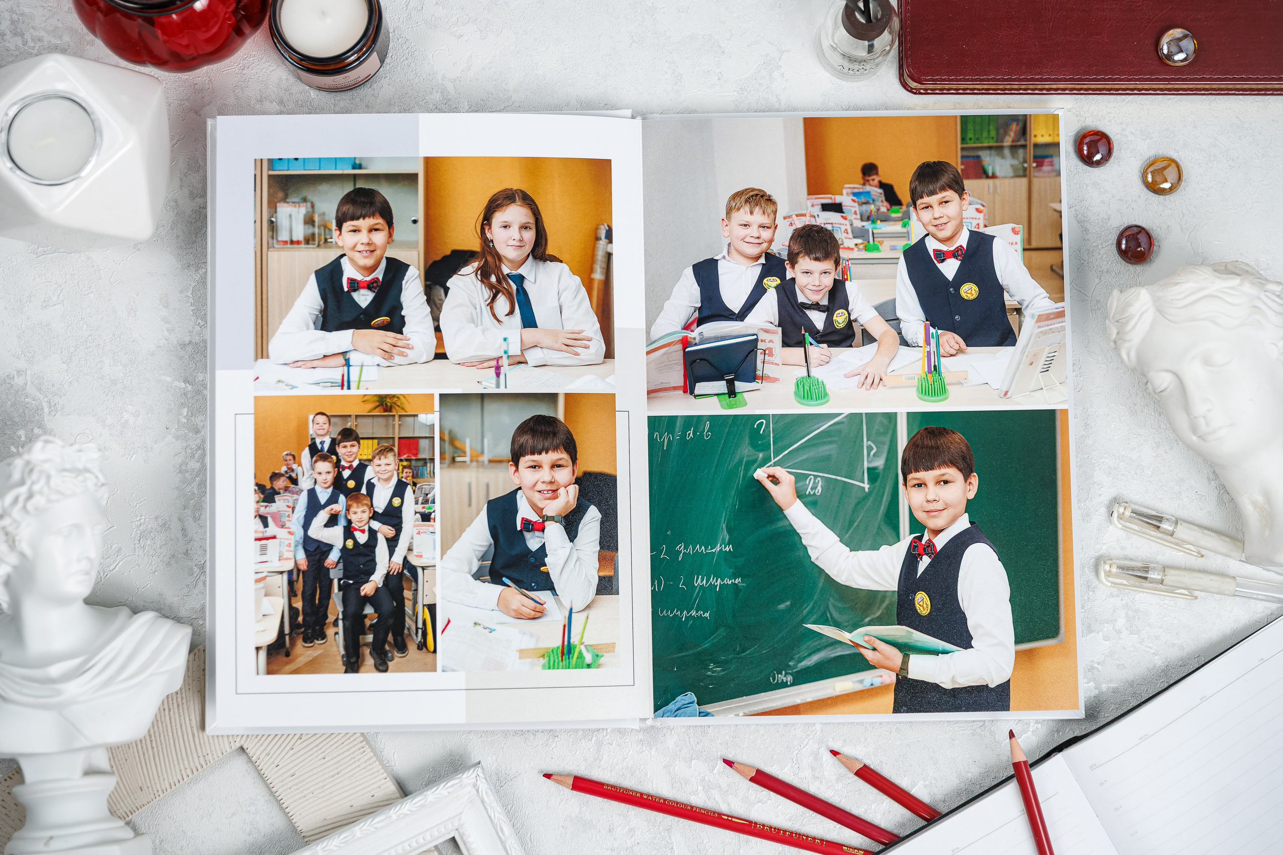 Выпускные альбомы 4 класс. Семейный и детский фотограф Комина Елена, Власиха, Одинцово