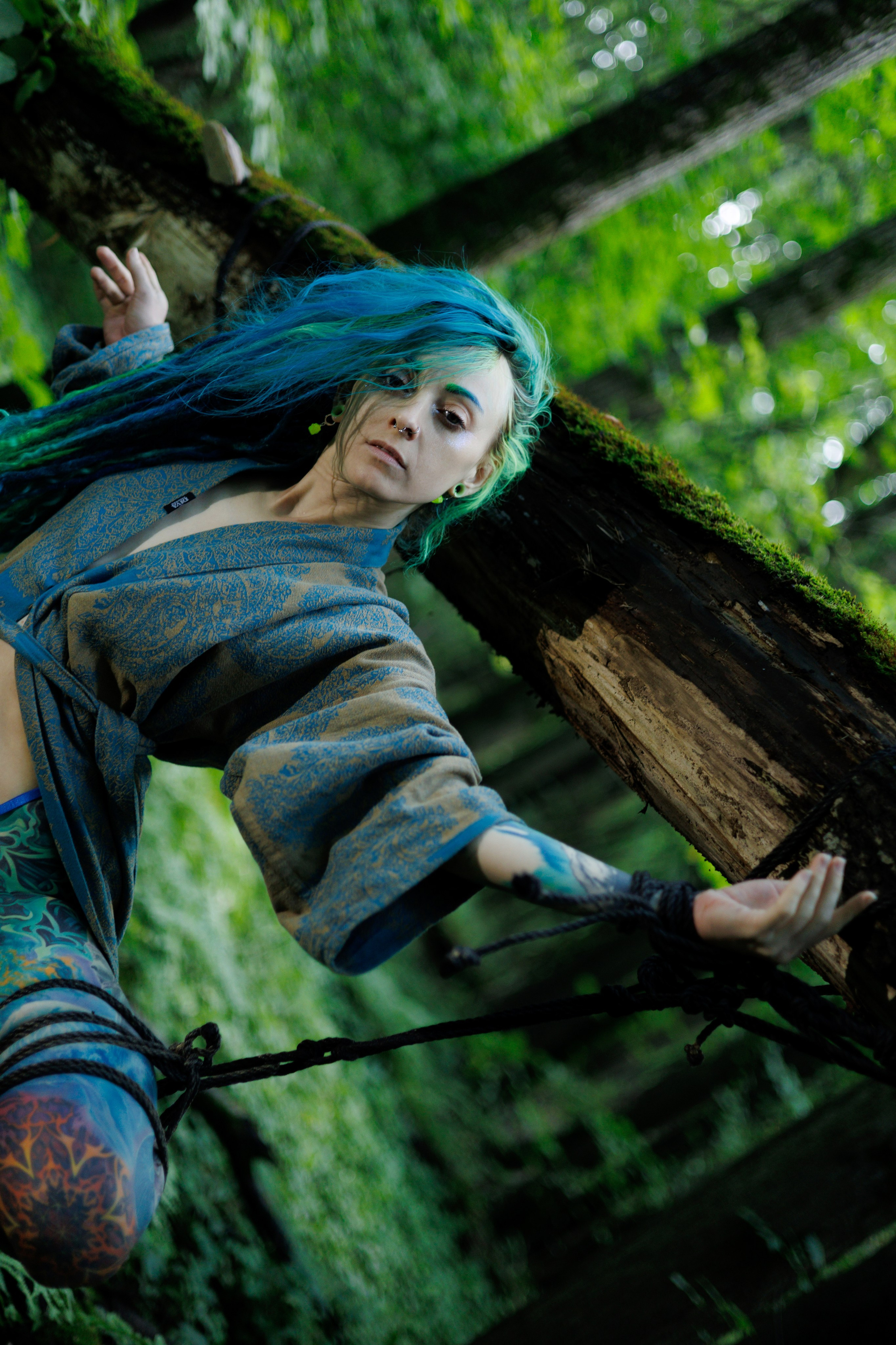 Индивидуальная портретная фотосессия в лесу