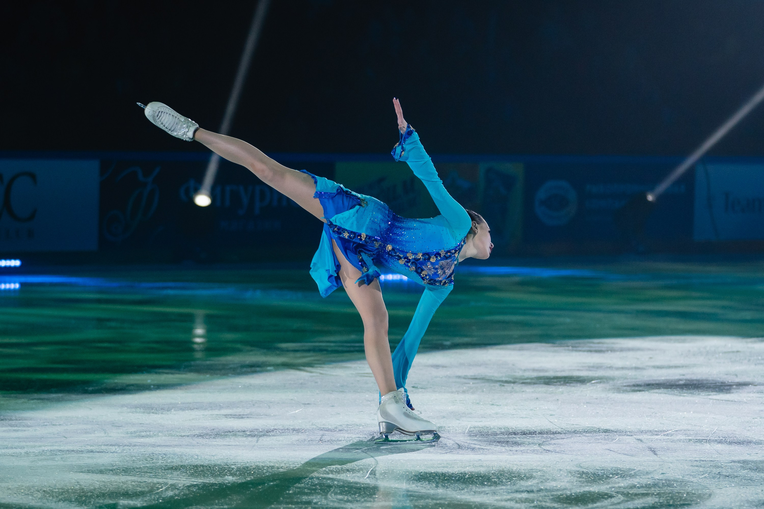 Шоу «Чемпионы на льду» в Новосибирске. Воробьева Ксения — Спортивный и танцевальный фотограф Новосибирск