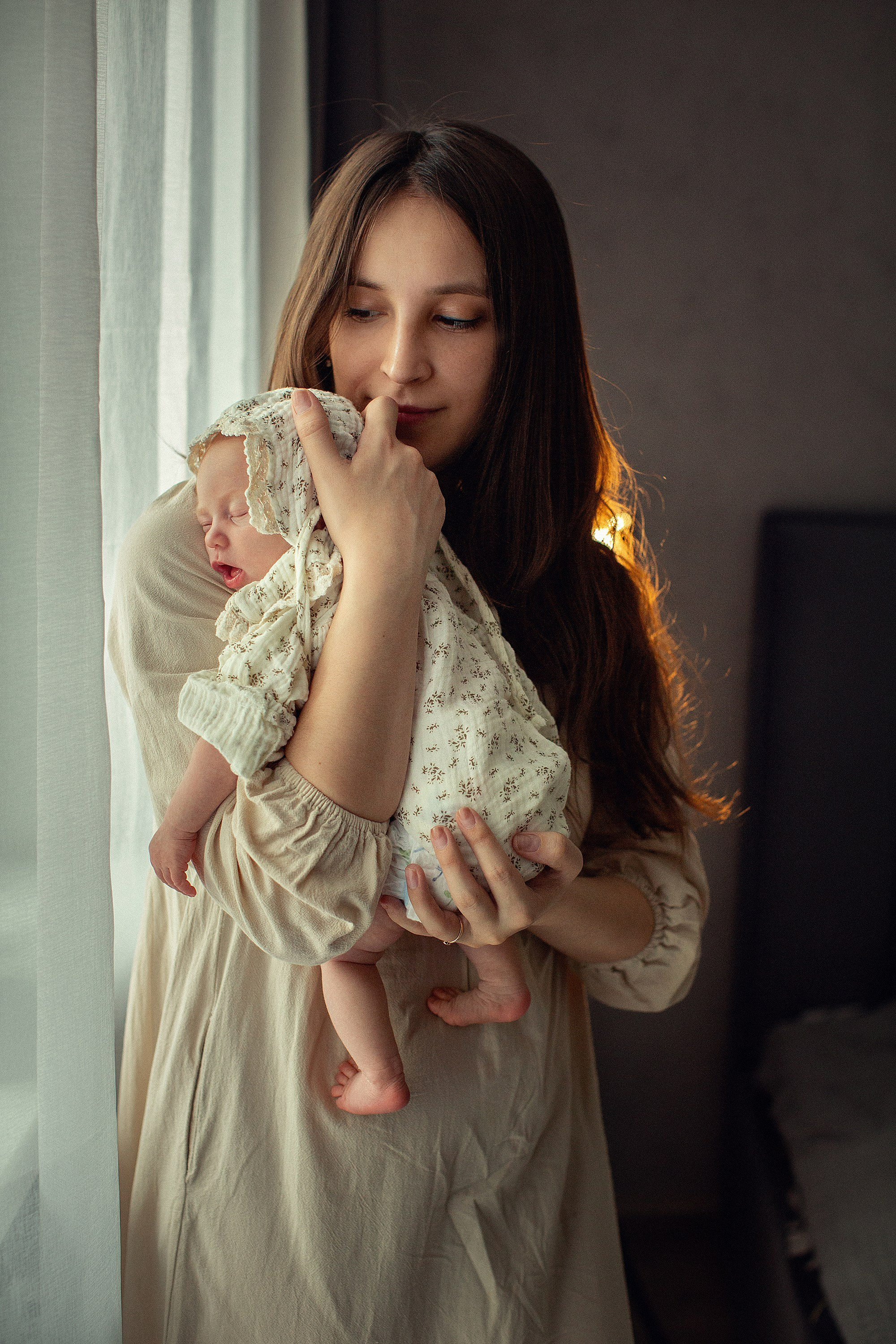 Домашняя Фотосессия с новорожденным. Tatyana Nadezhdina Family photographer