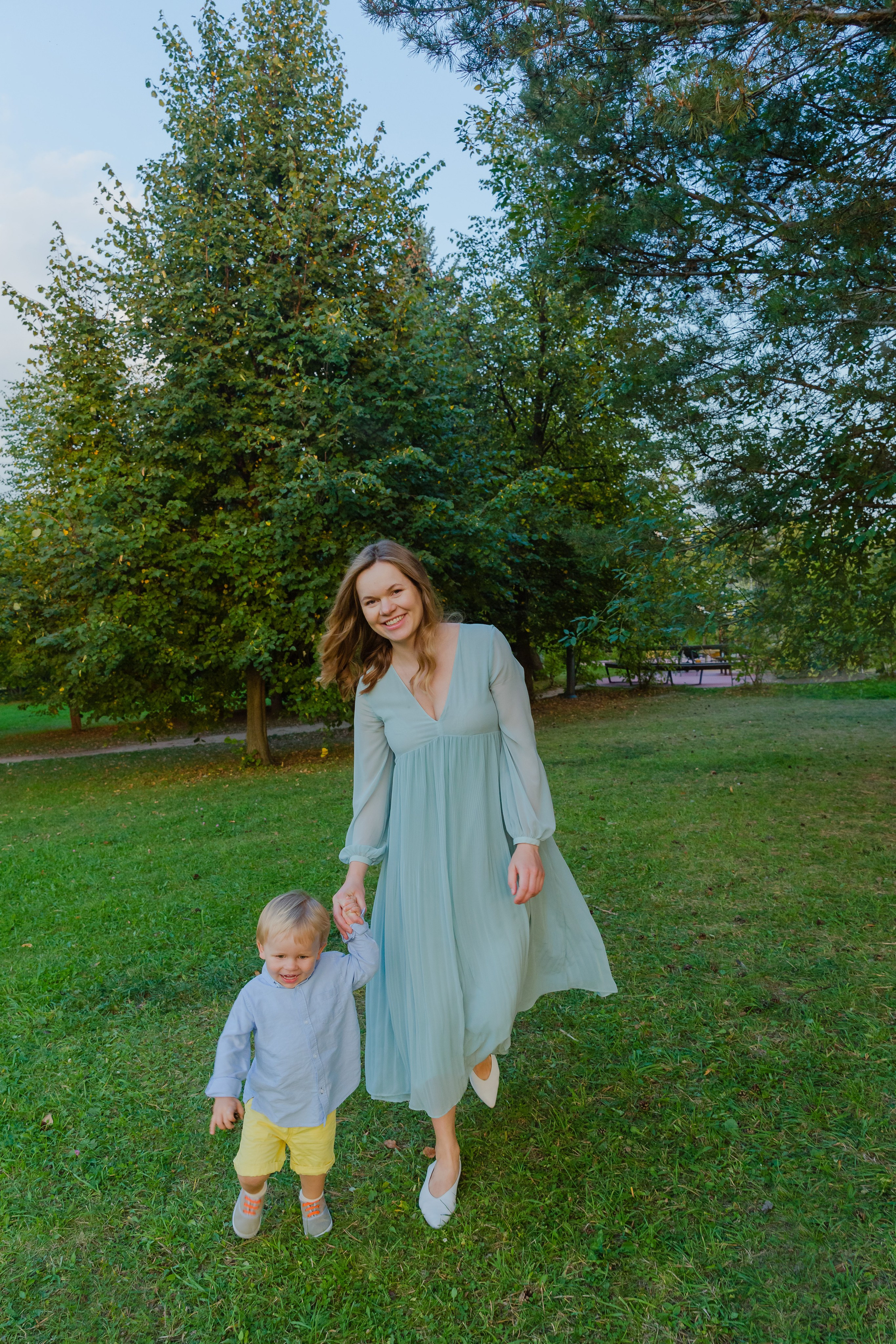 Семейная фотосессия в парке с детьми