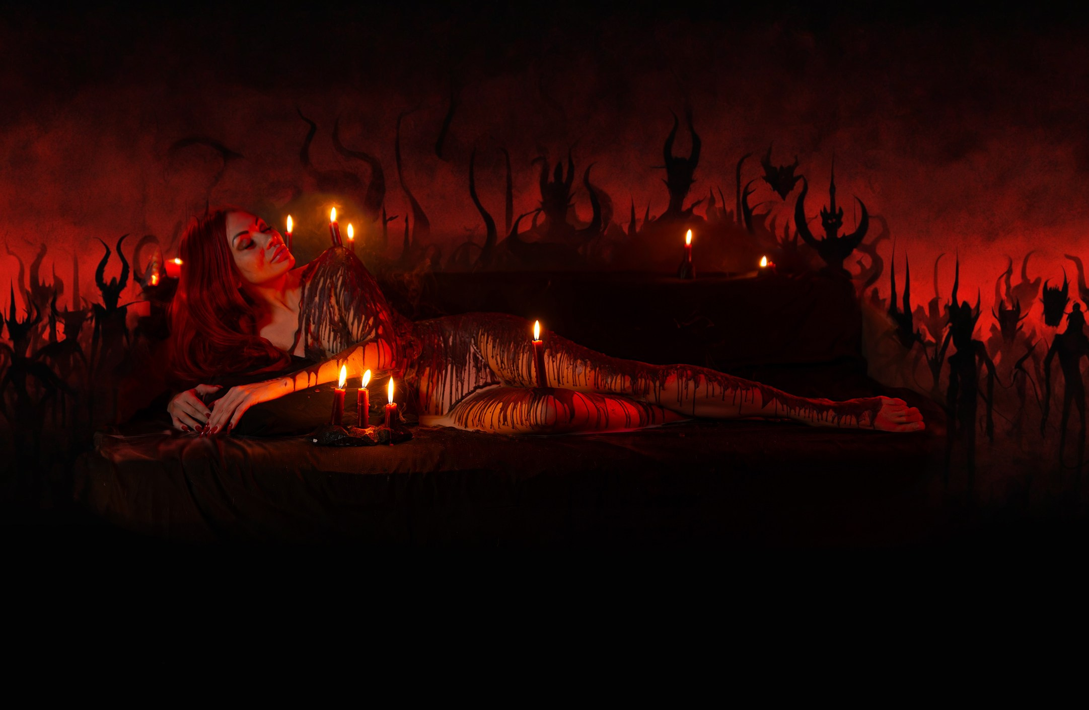 Восковая фотосессия. Фотограф Камчатка