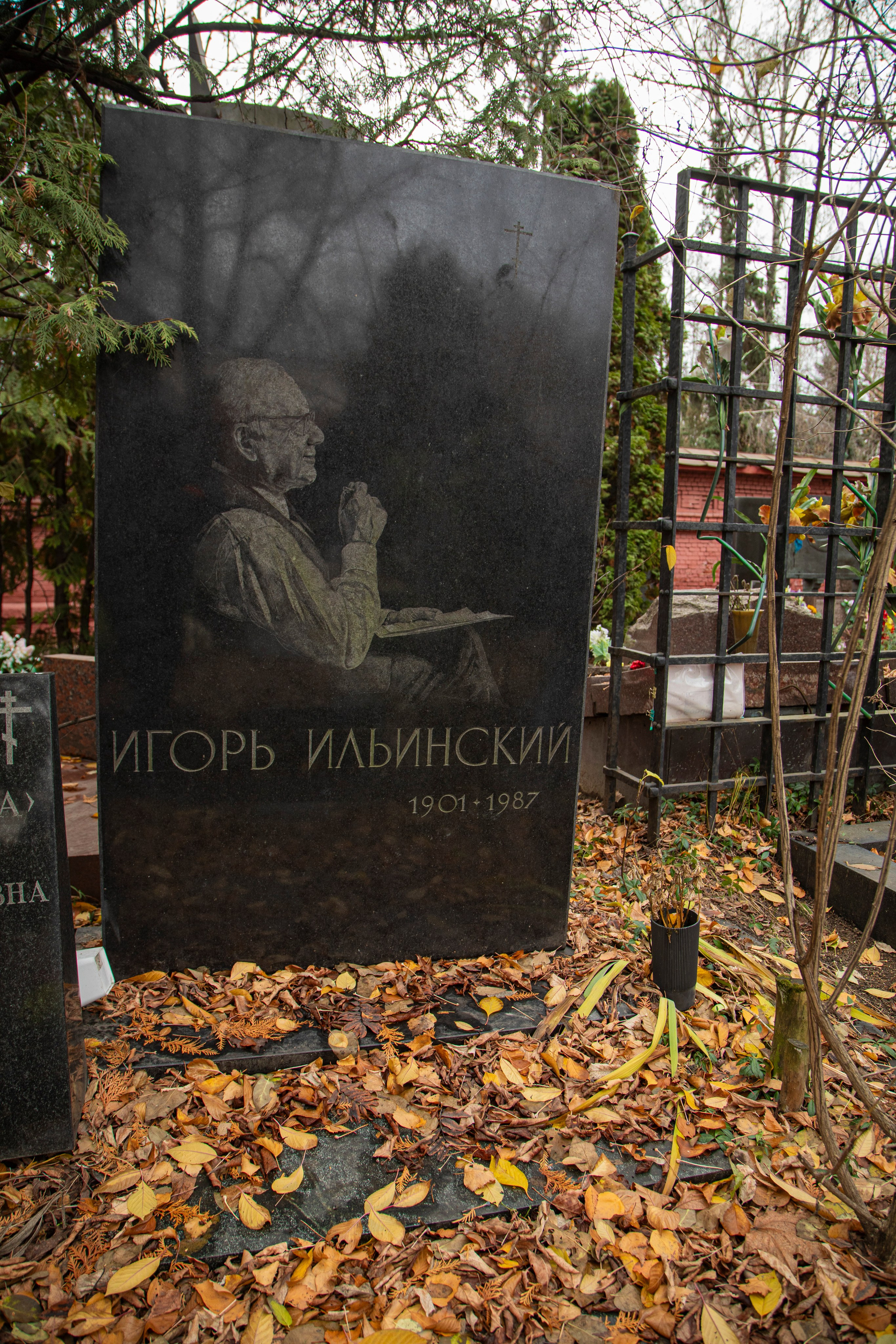 Осенняя прогулка по Новодевичьему кладбищу. Фотограф Сергей Ловкий